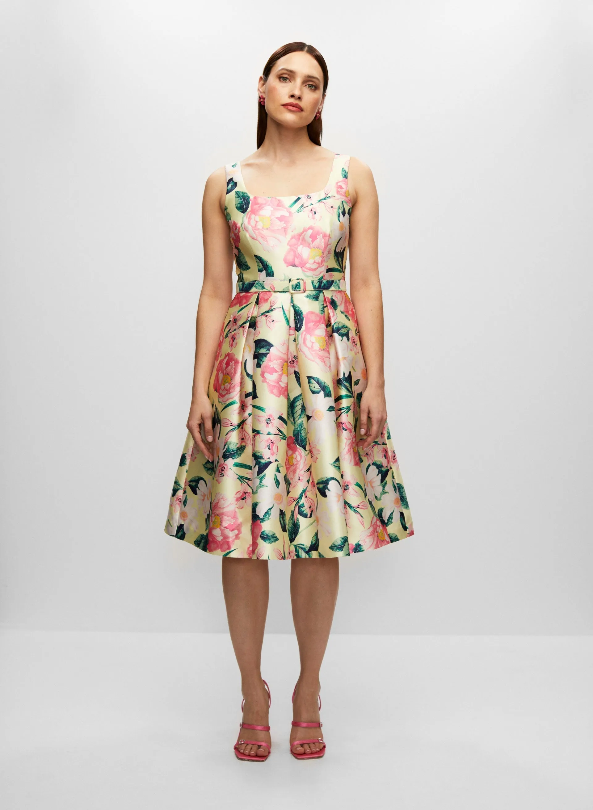 Floral Print Belted Dress sold by Melanie Lyne