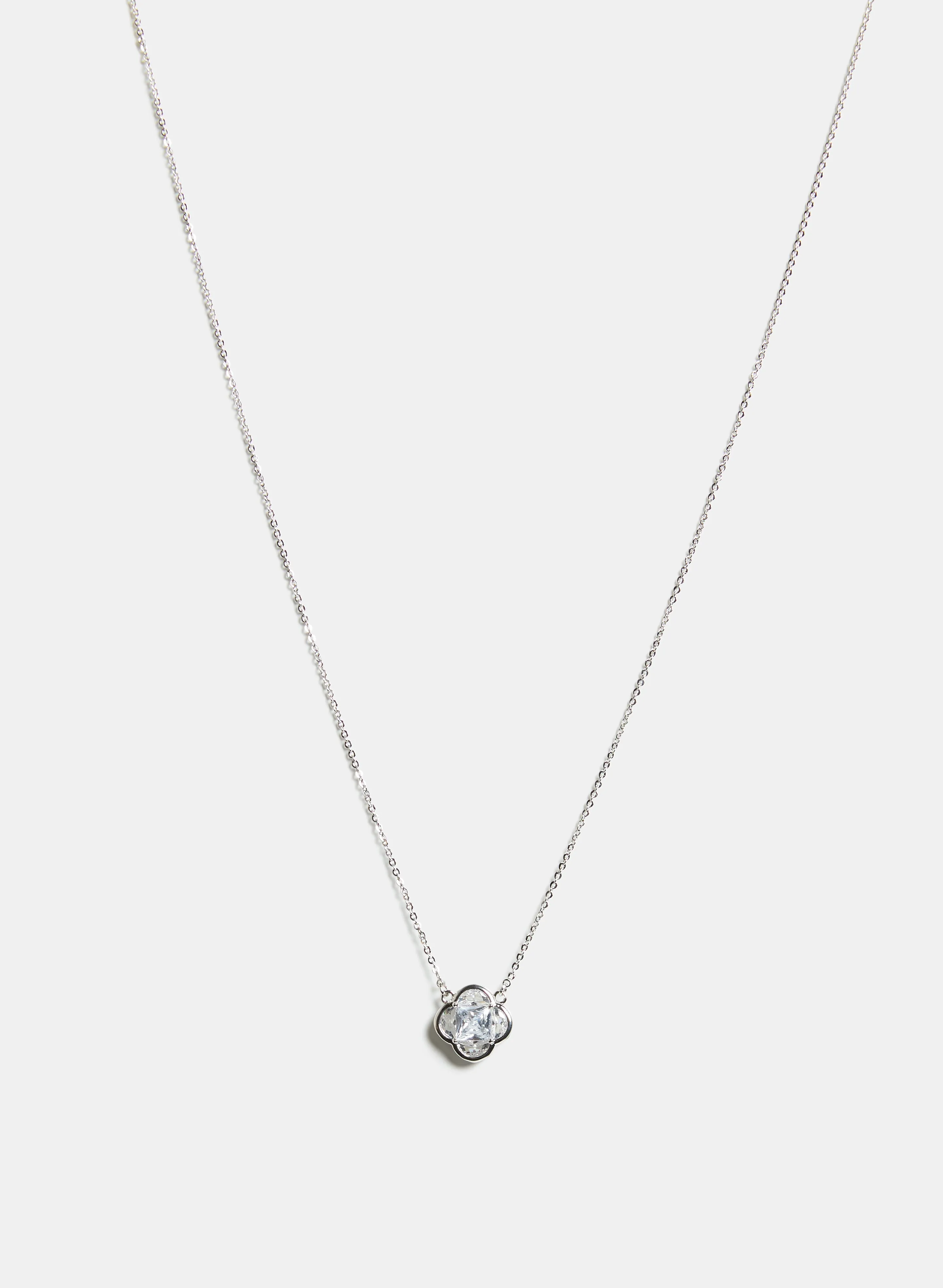Cubic Zirconia Clover Necklace sold by Melanie Lyne