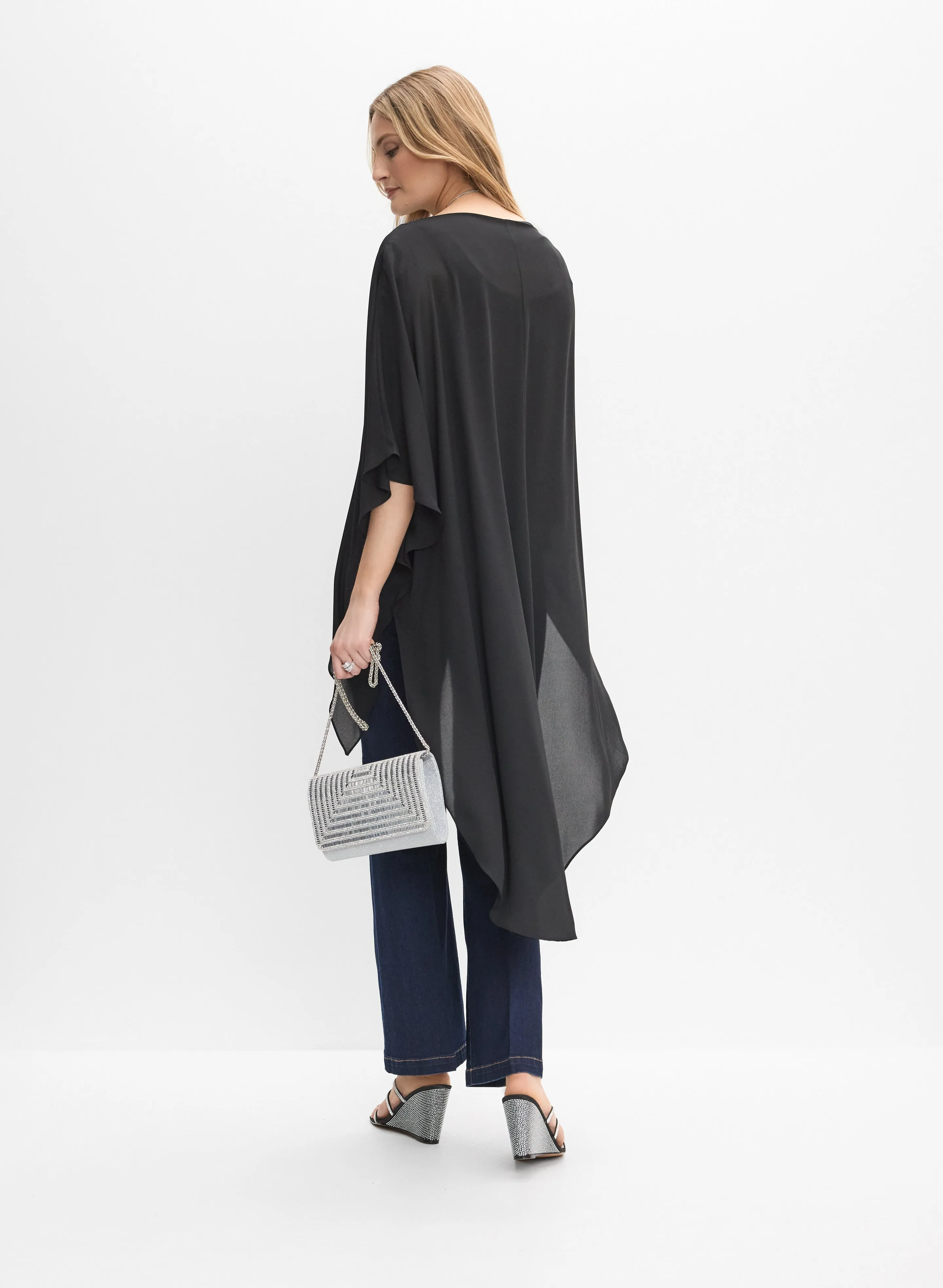 Chiffon Asymmetric Tunic Top sold by Melanie Lyne product image thumbnail 3