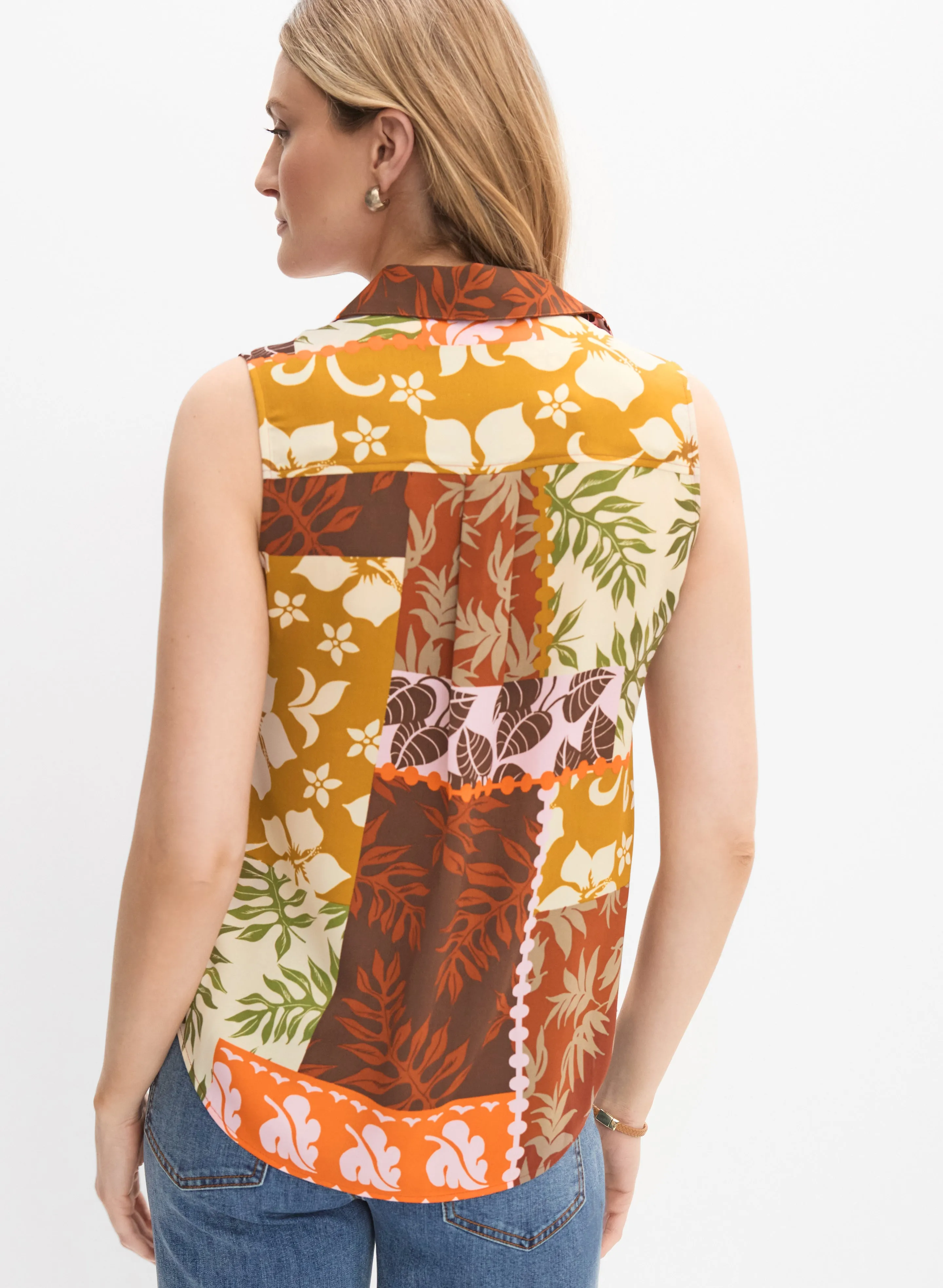 Floral Patchwork Blouse sold by Melanie Lyne product image thumbnail 5