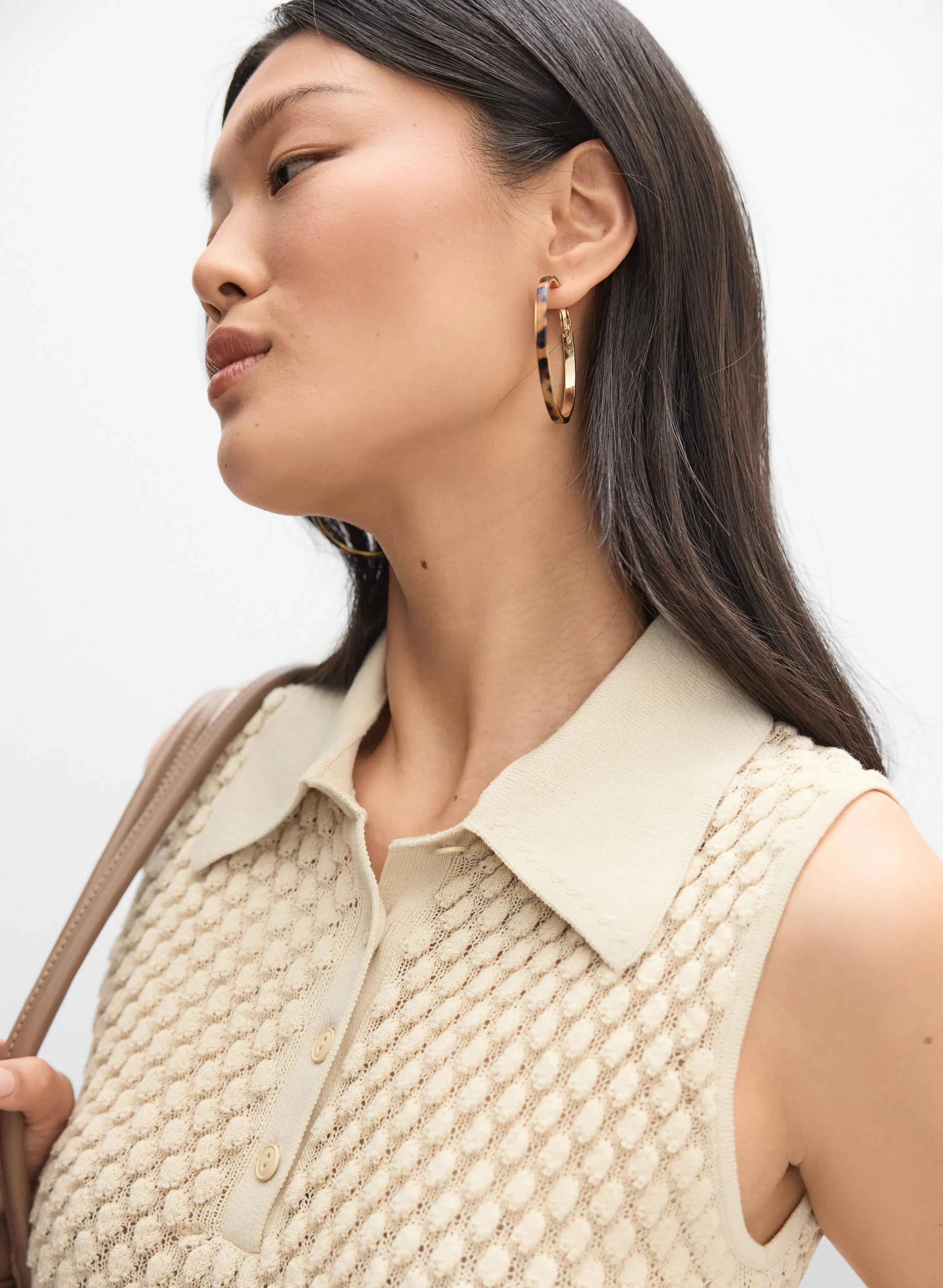 Sleeveless Knit Polo Top sold by Melanie Lyne product image thumbnail 2