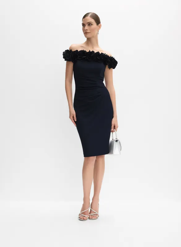 Rosette Off-The-Shoulder Dress sold by Melanie Lyne