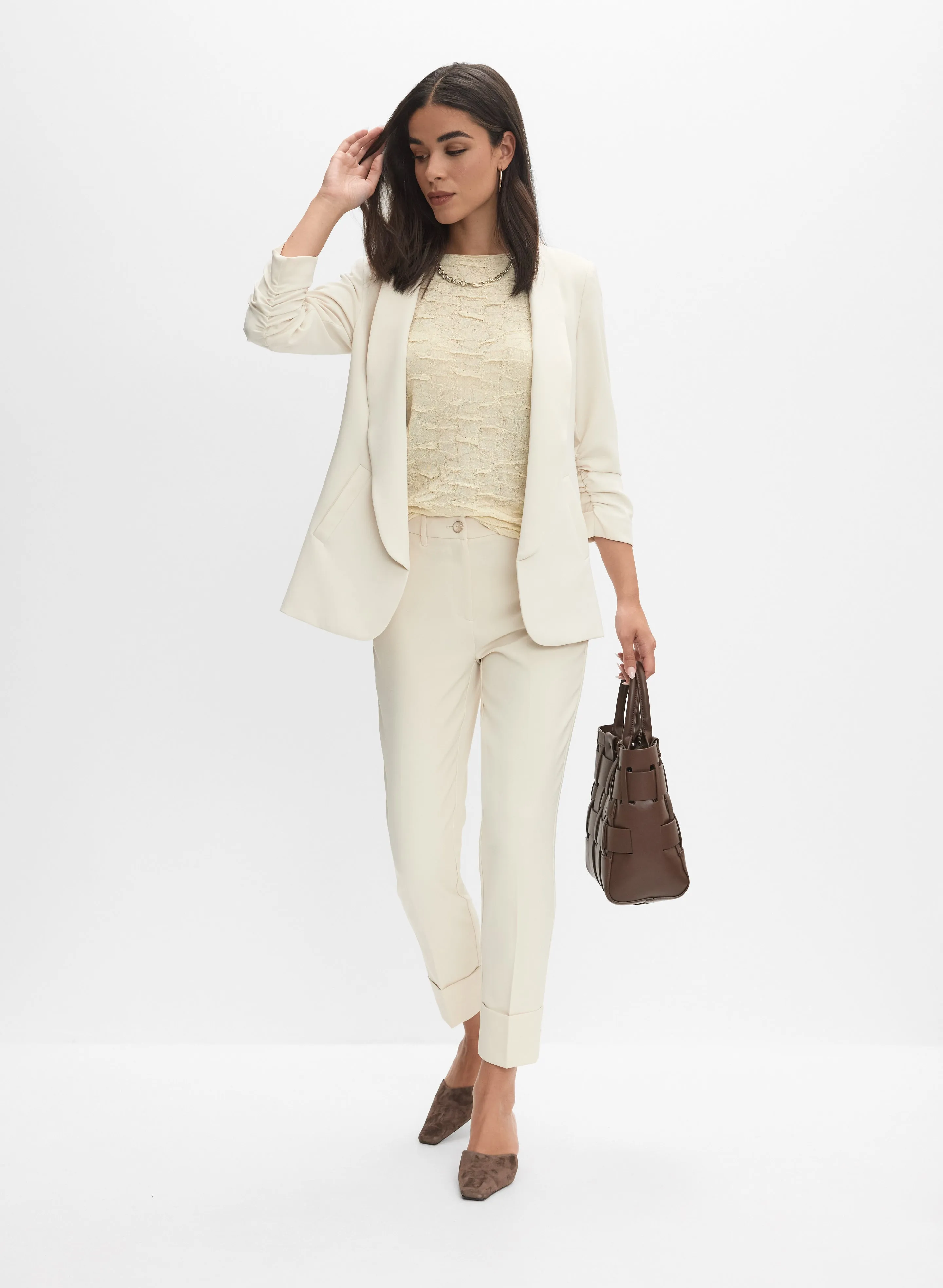 Textured Jacquard Knit Top sold by Melanie Lyne product image thumbnail 3