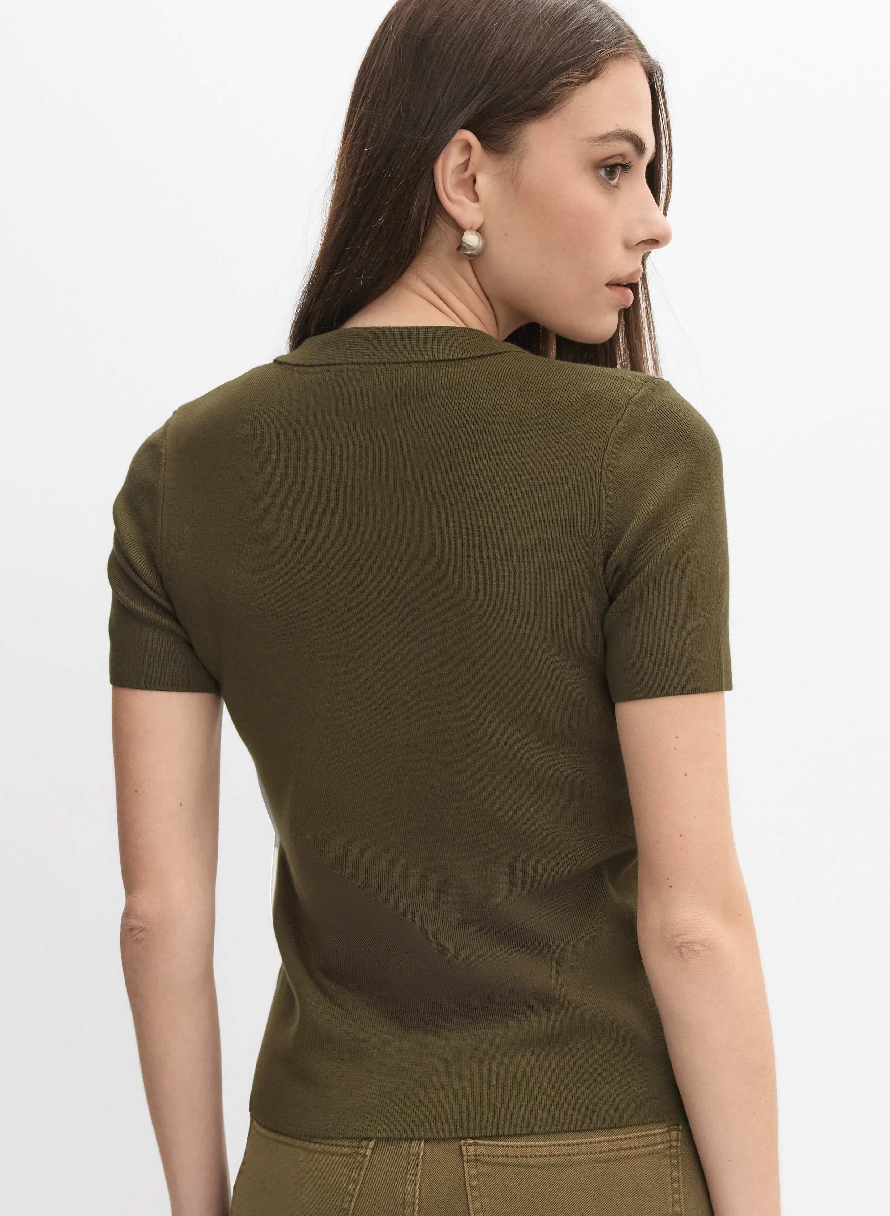 Knit Polo Top sold by Melanie Lyne product image thumbnail 4