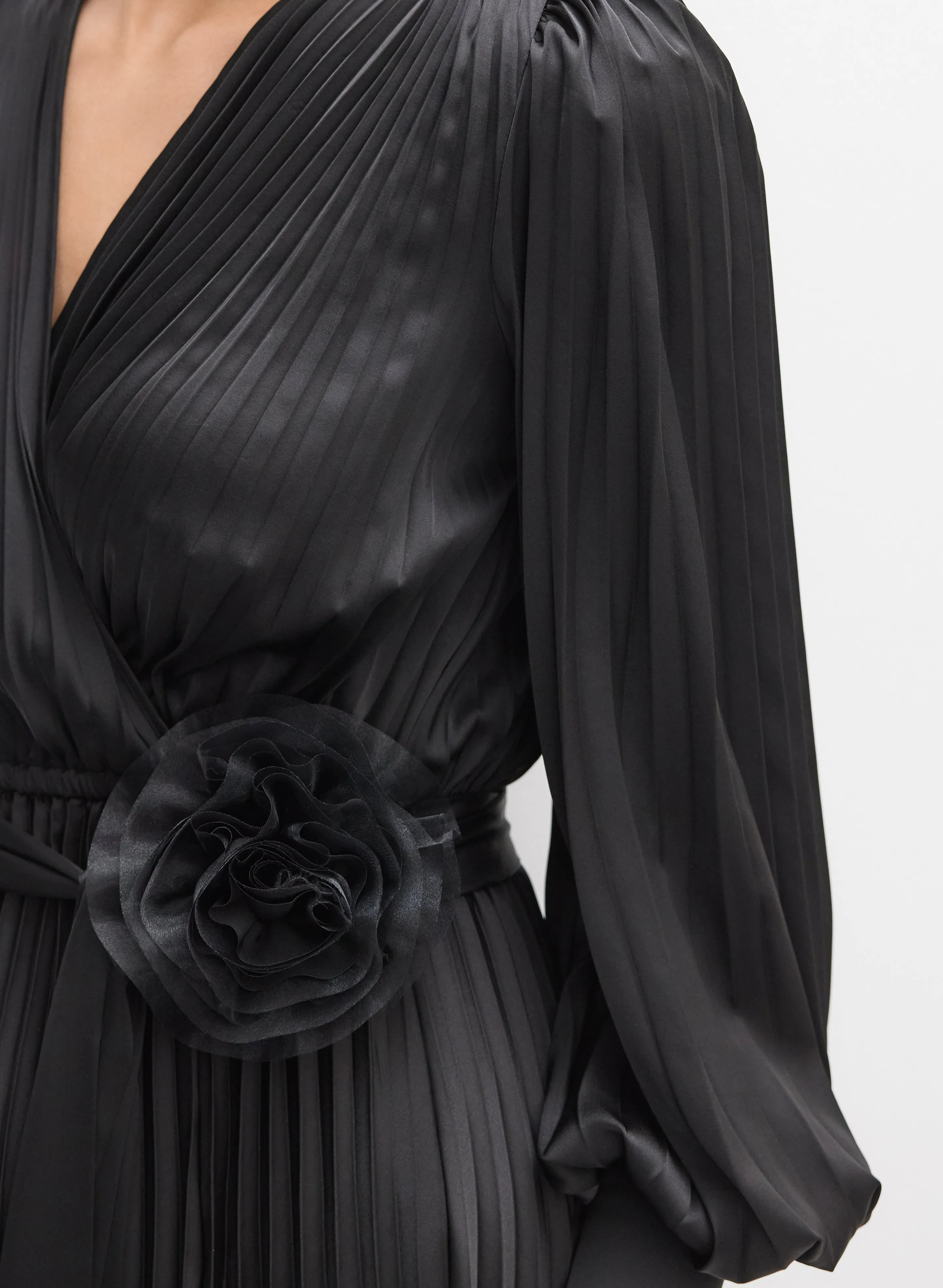 Joseph Ribkoff - Pleated Satin Dress sold by Melanie Lyne product image thumbnail 5