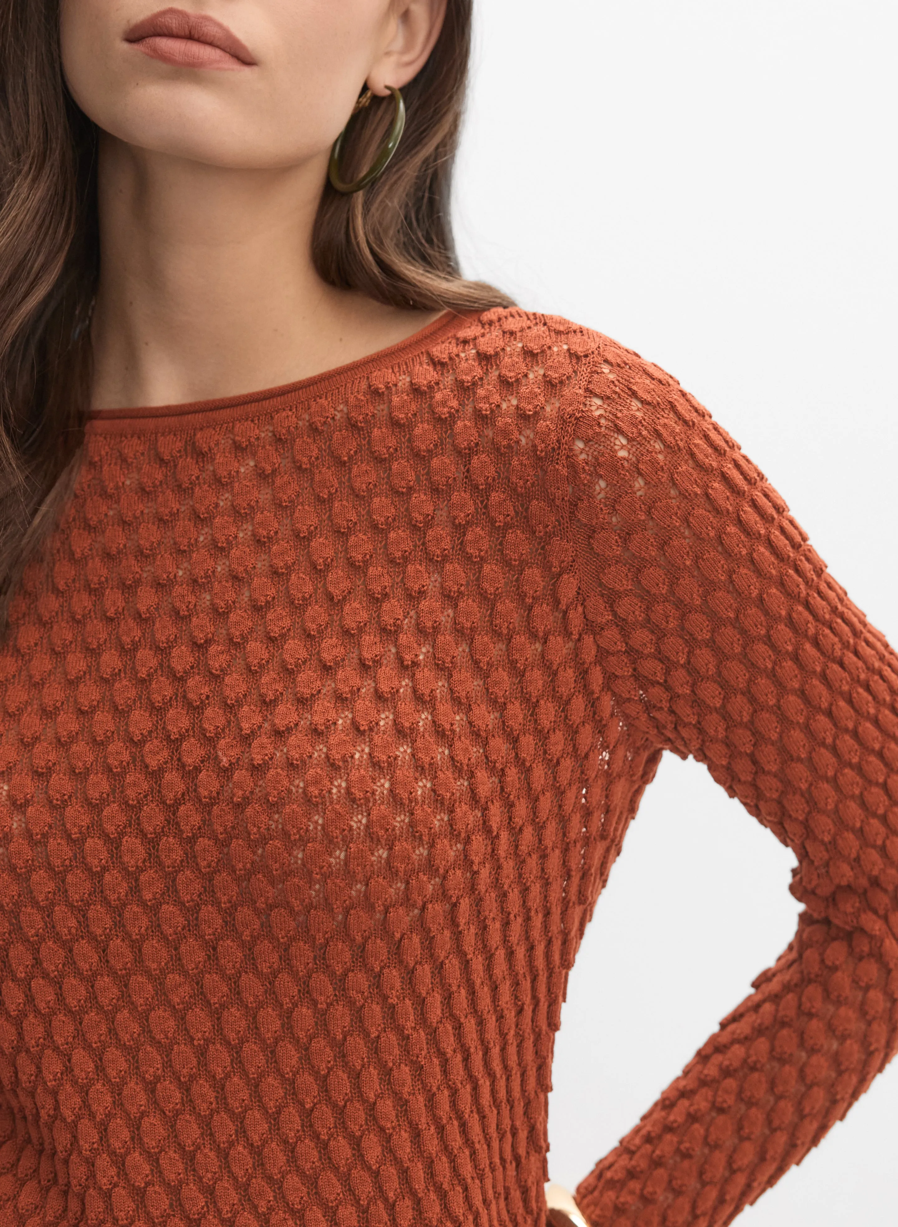 Textured Knit Pullover sold by Melanie Lyne product image thumbnail 5