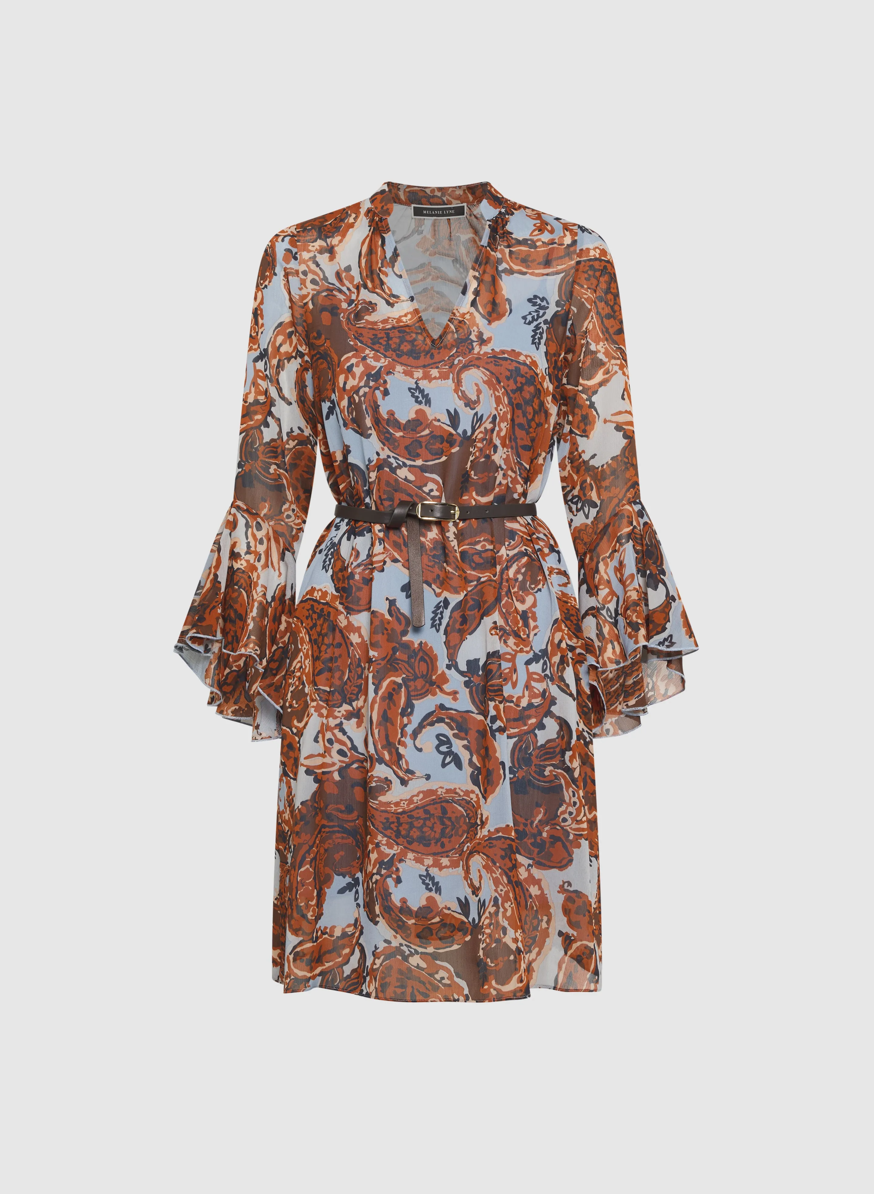 Belted Paisley Dress sold by Melanie Lyne product image thumbnail 5