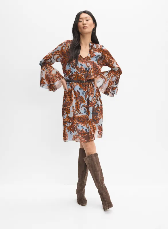 Belted Paisley Dress sold by Melanie Lyne