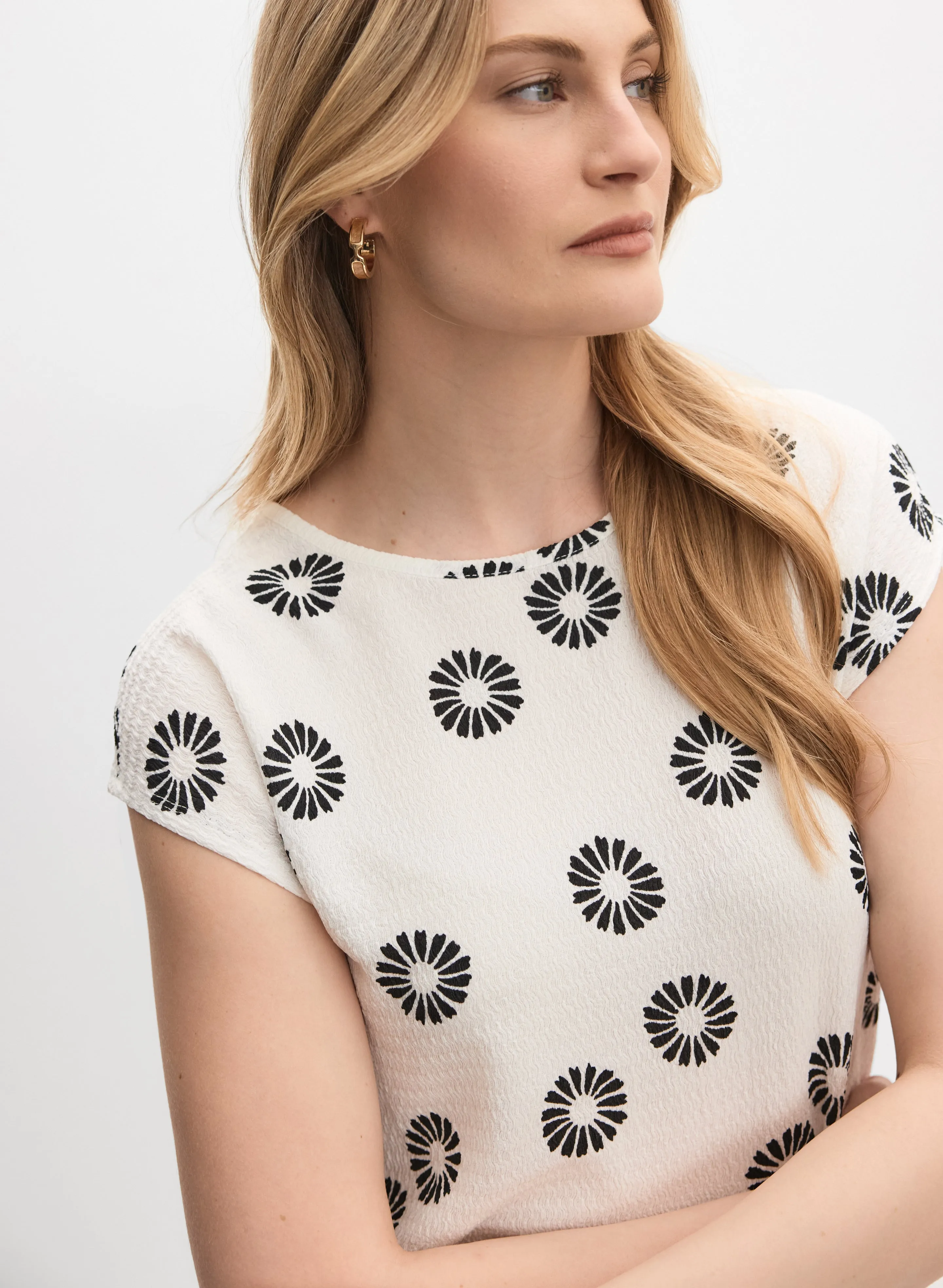 Floral Cap Sleeve Top sold by Melanie Lyne product image thumbnail 5