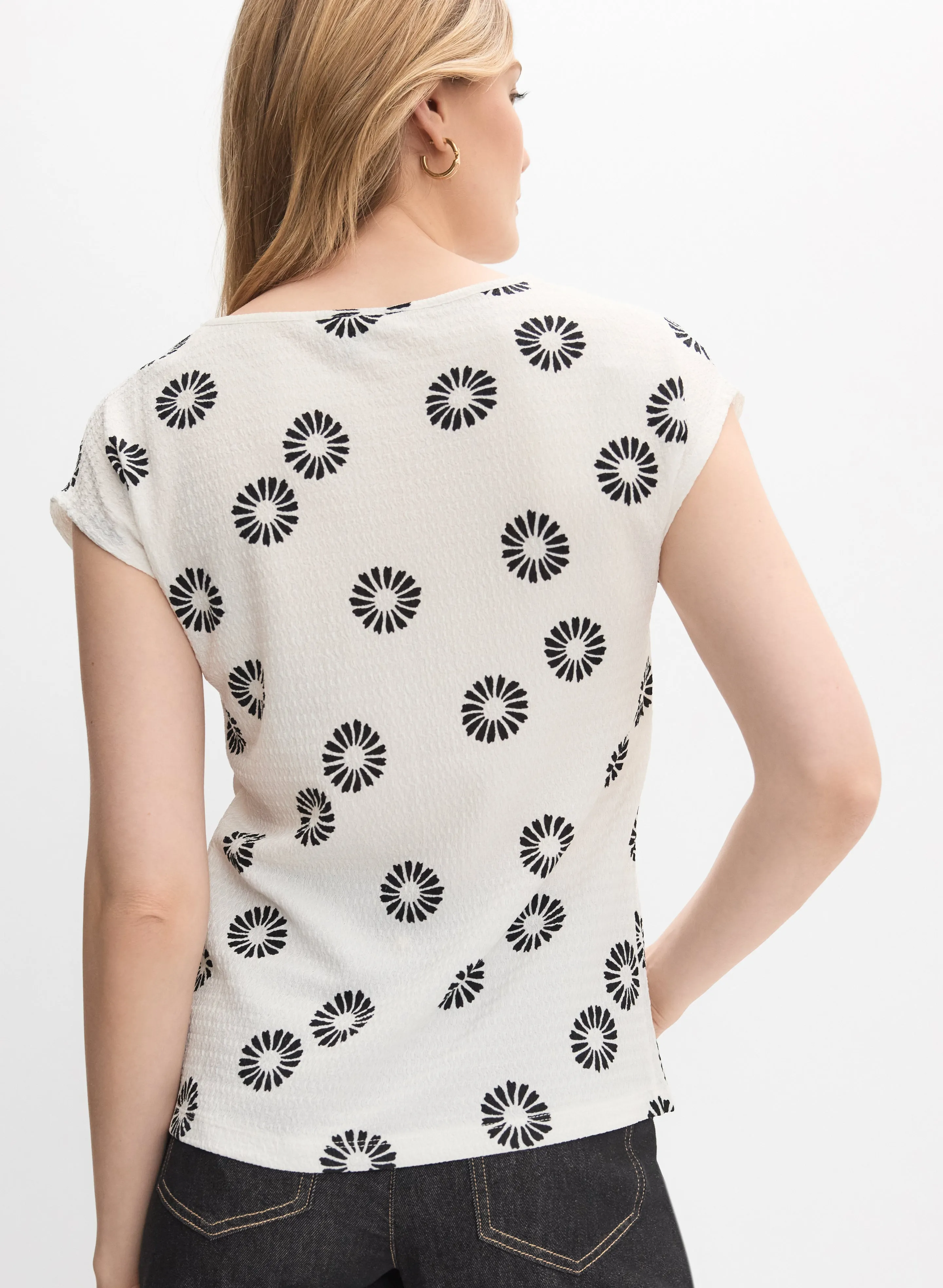 Floral Cap Sleeve Top sold by Melanie Lyne product image thumbnail 3