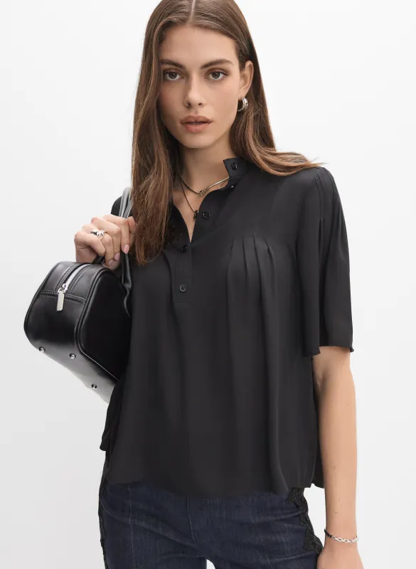 Stand Collar Blouse sold by Melanie Lyne