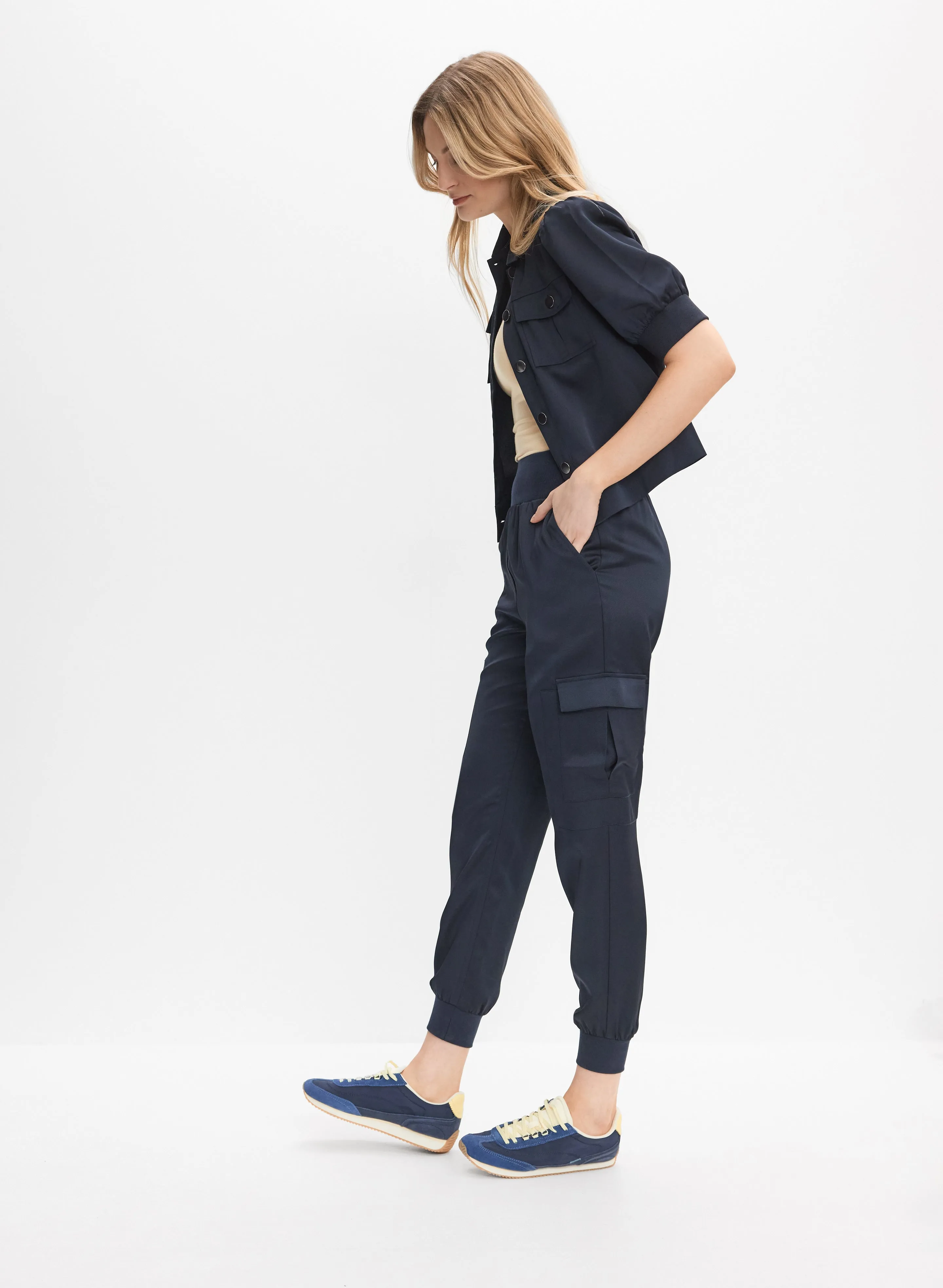 Pull-On Satin Cargo Pants sold by Melanie Lyne product image thumbnail 2