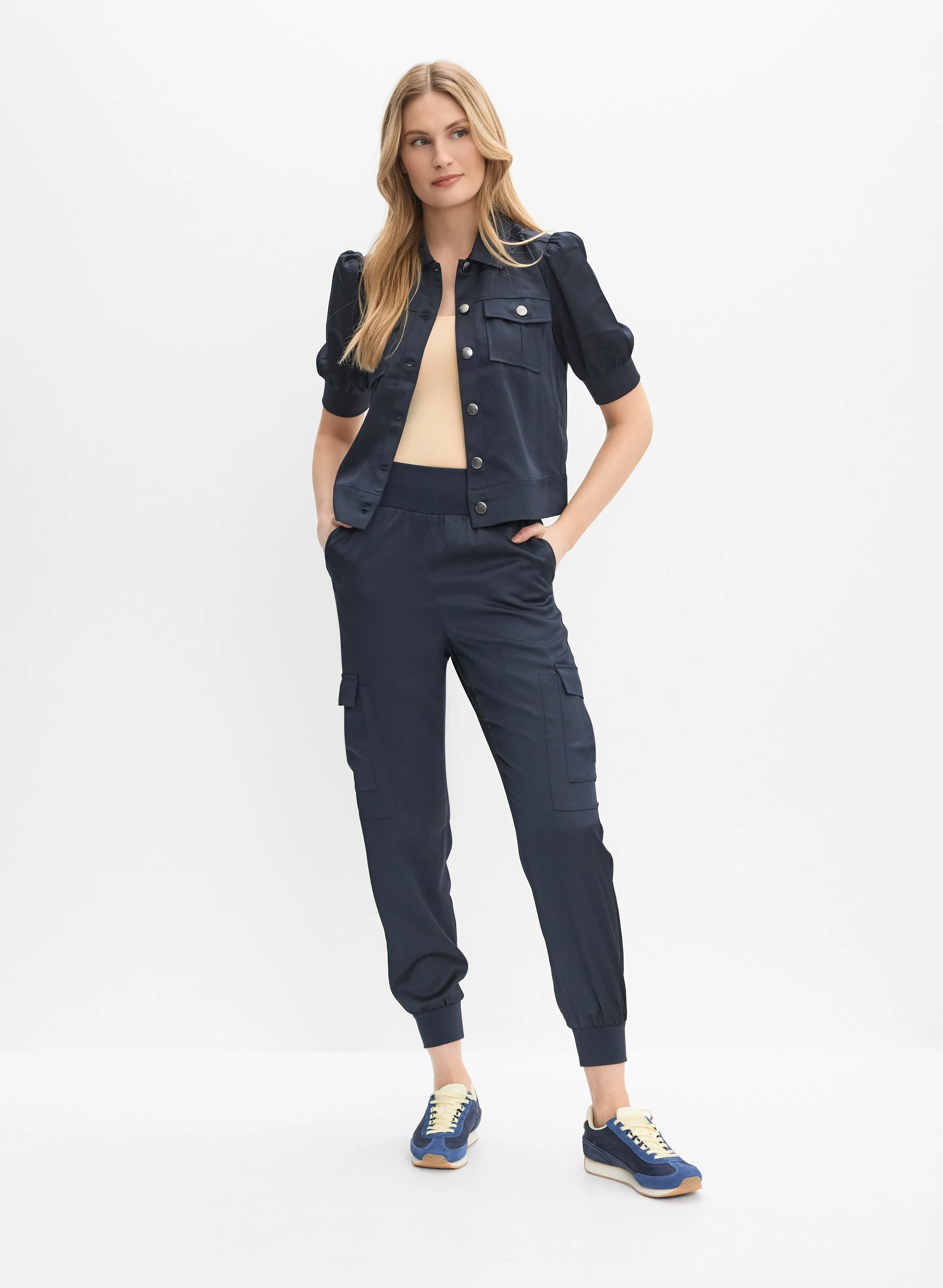 Pull-On Satin Cargo Pants sold by Melanie Lyne product image thumbnail 4