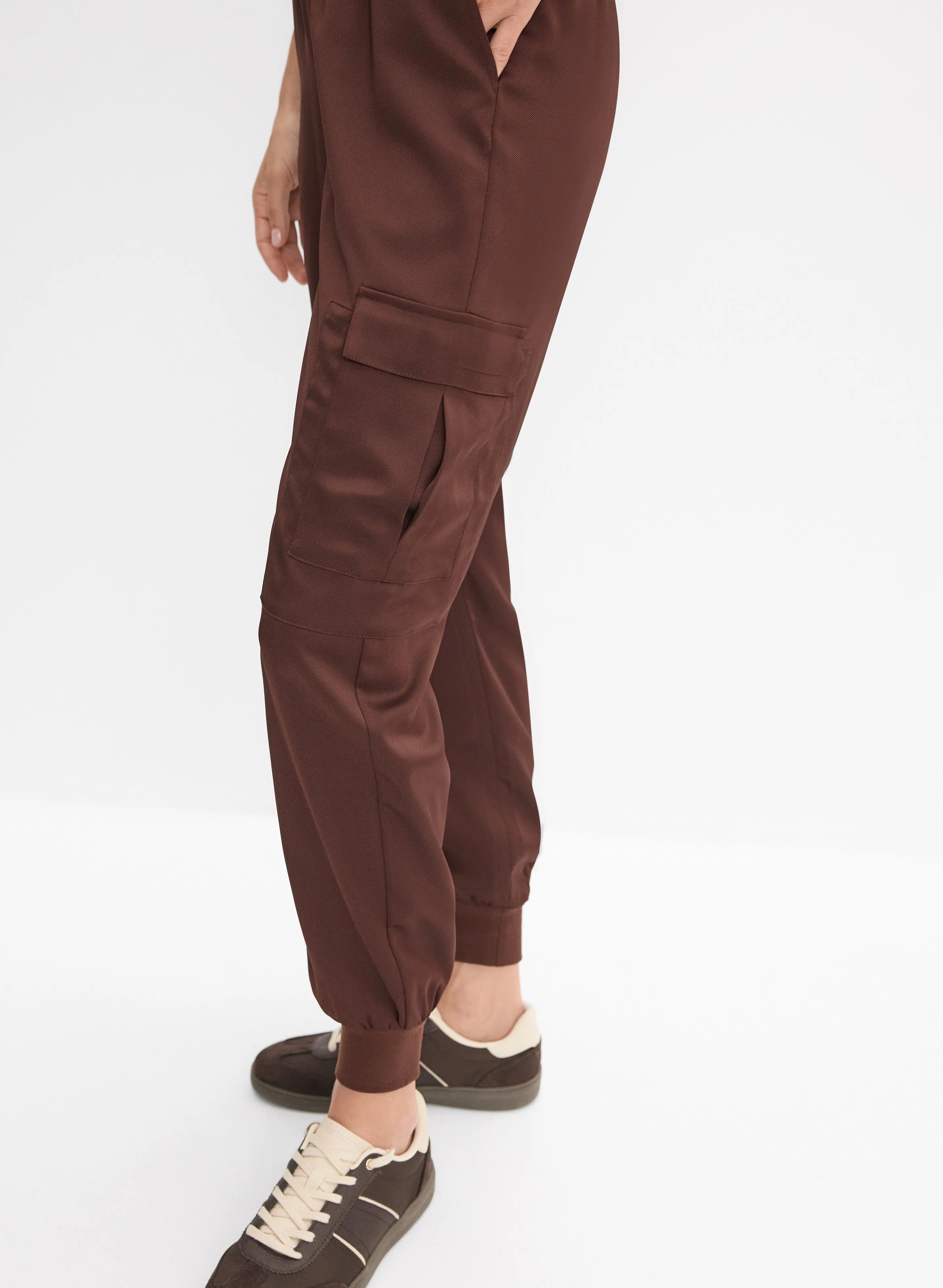Pull-On Satin Cargo Pants sold by Melanie Lyne product image thumbnail 5