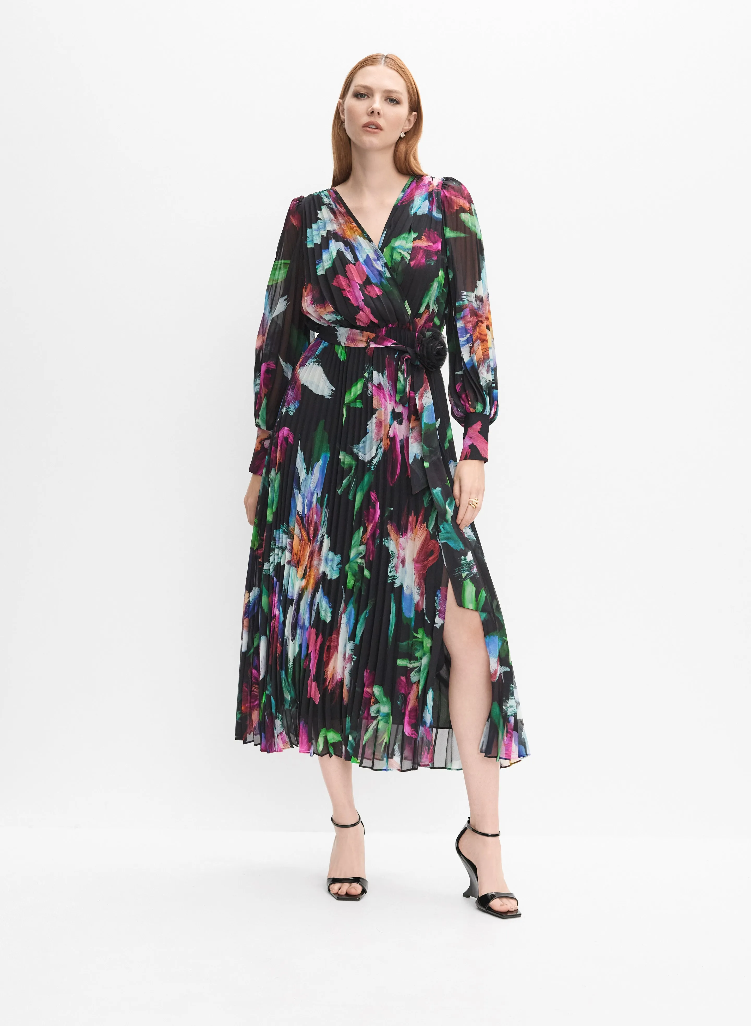 Floral Plissé Dress sold by Melanie Lyne