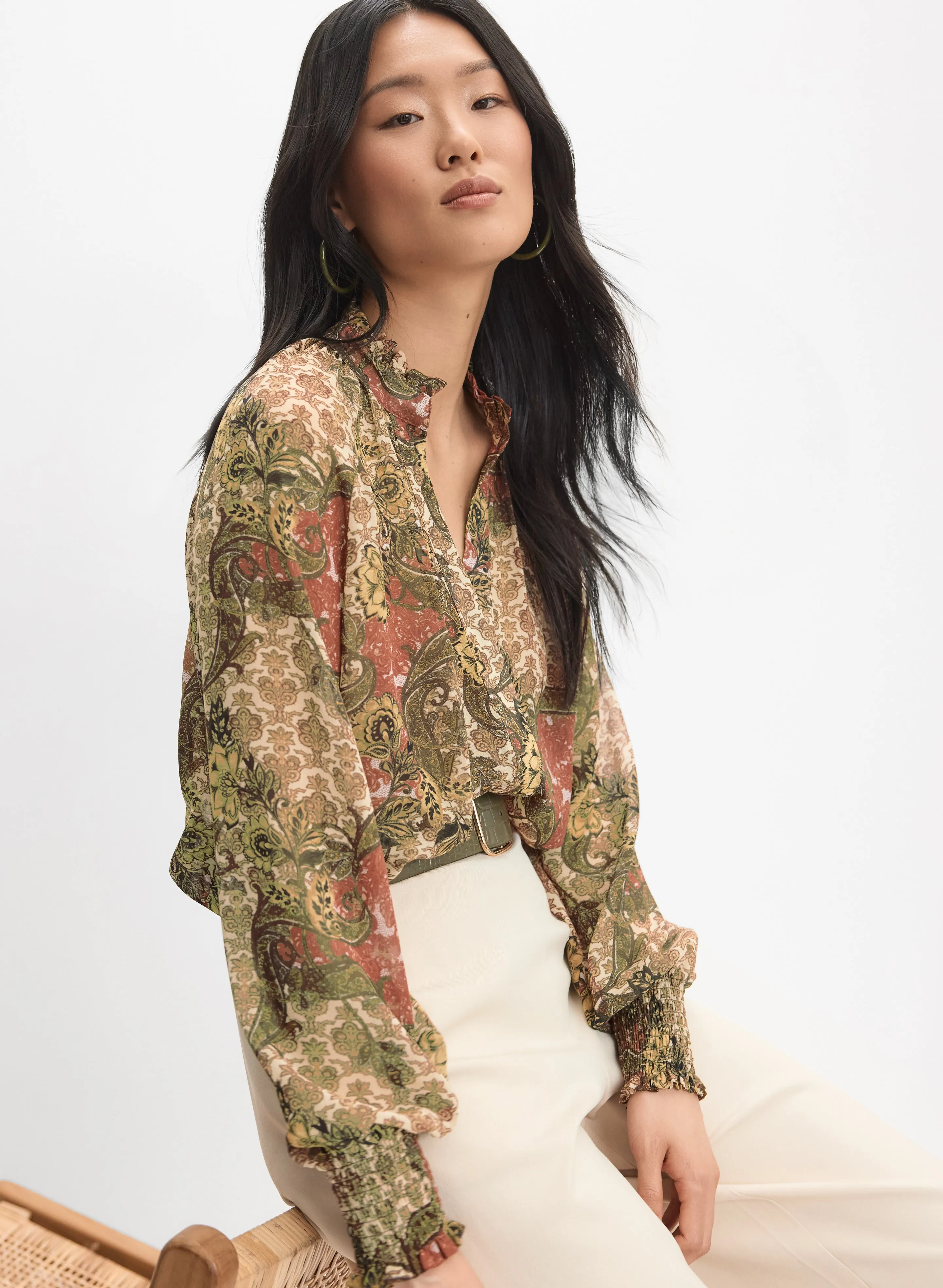 Paisley Print Blouse sold by Melanie Lyne