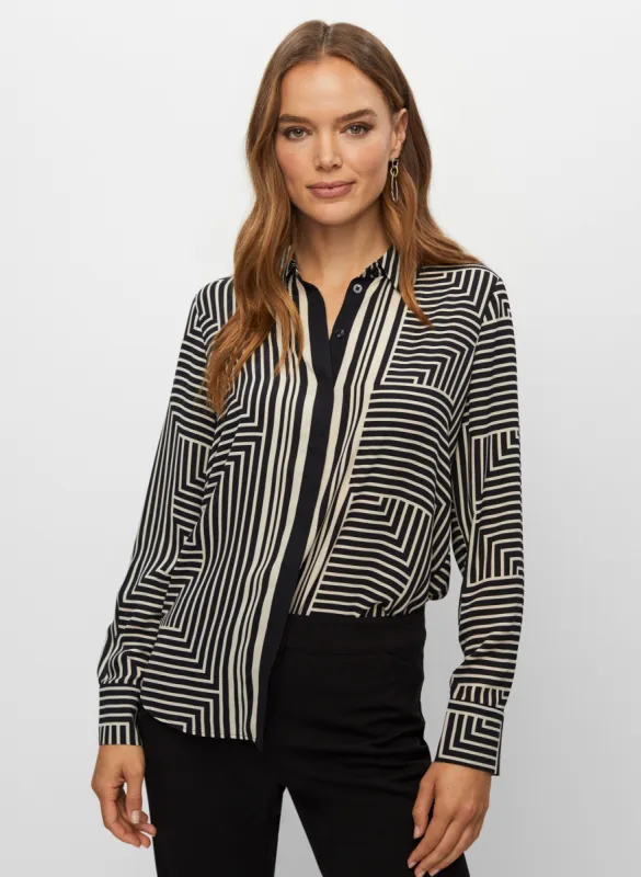 Geometric Motif Blouse sold by Melanie Lyne