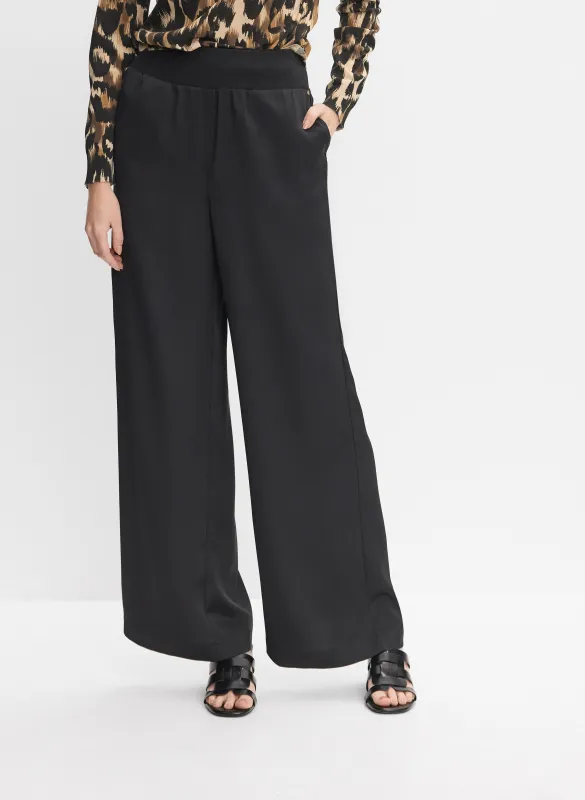 Ribbed Waist Wide-Leg Pants sold by Melanie Lyne