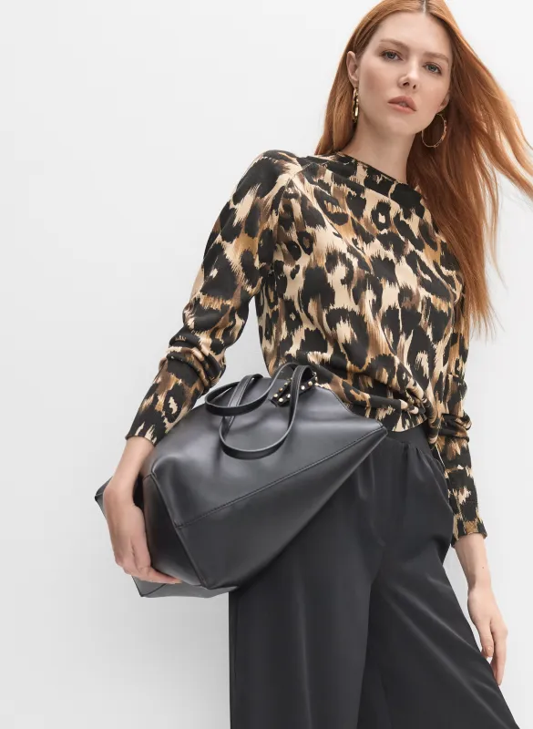 Leopard Print Pullover Top sold by Melanie Lyne