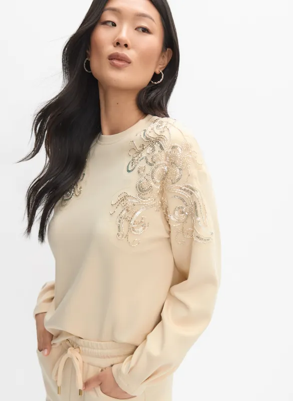 Sequin Embellished Sweatshirt sold by Melanie Lyne