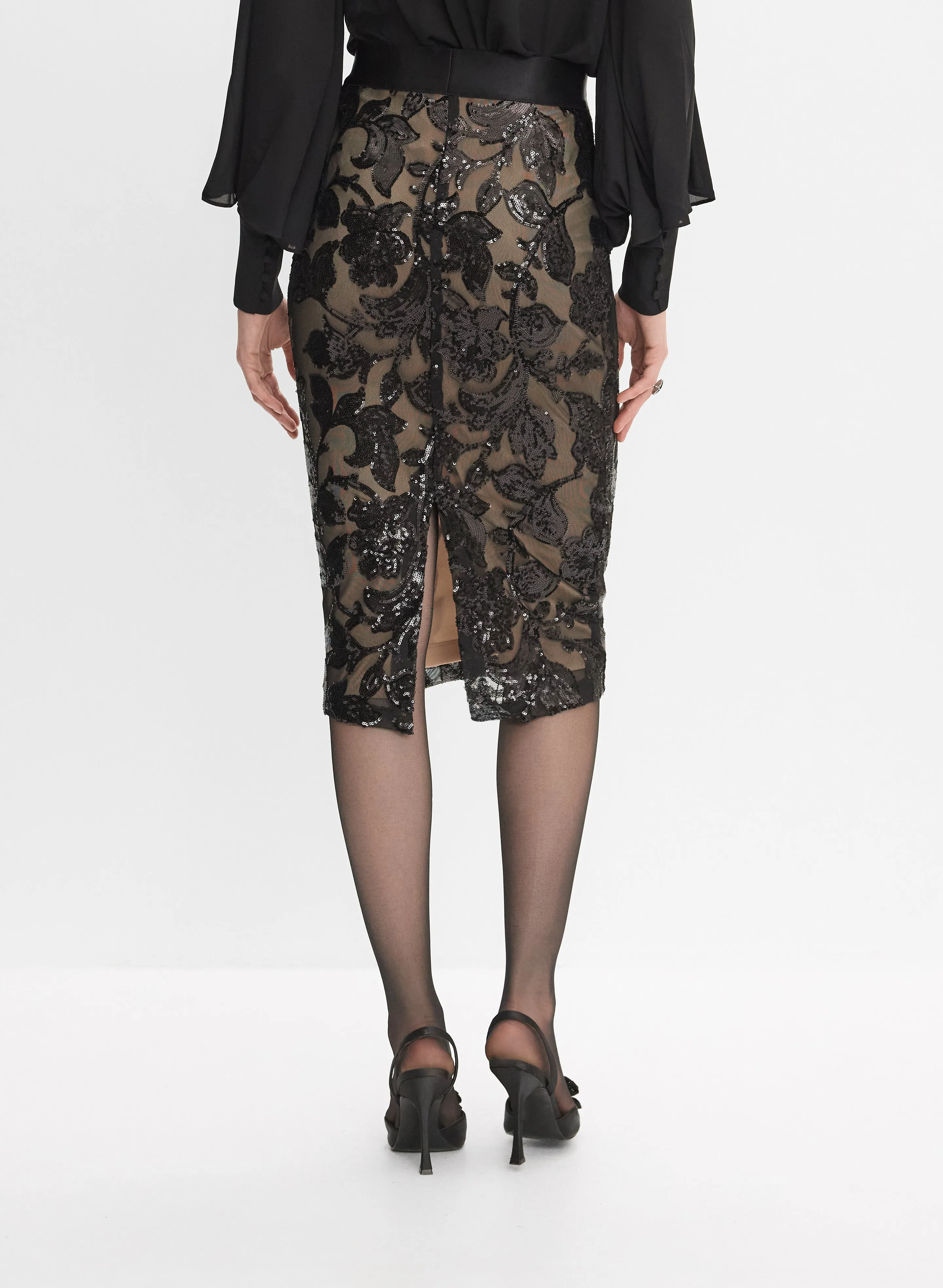 Joseph Ribkoff - Embroidered Floral Skirt sold by Melanie Lyne product image thumbnail 2