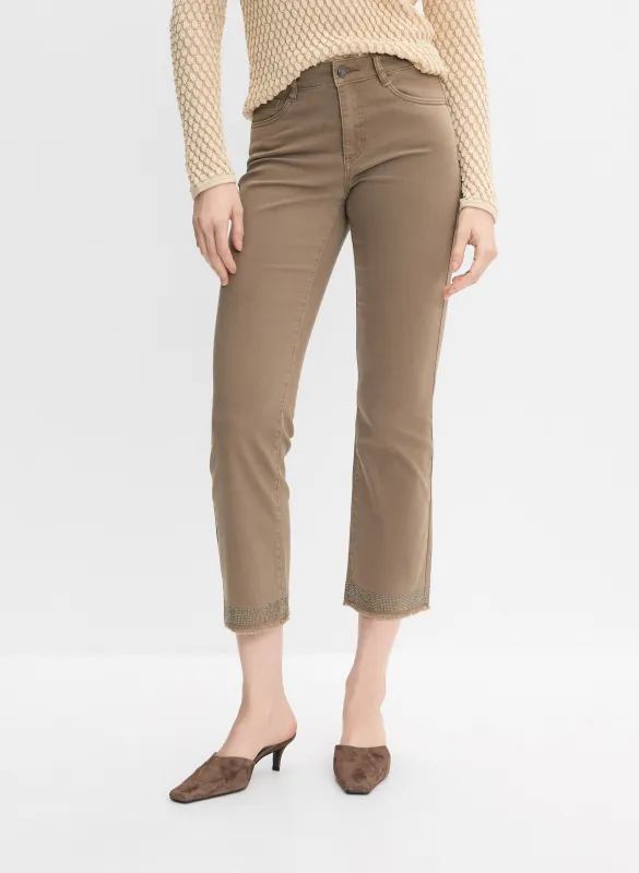 Joseph Ribkoff - Rhinestone Embellished Denim Pants sold by Melanie Lyne