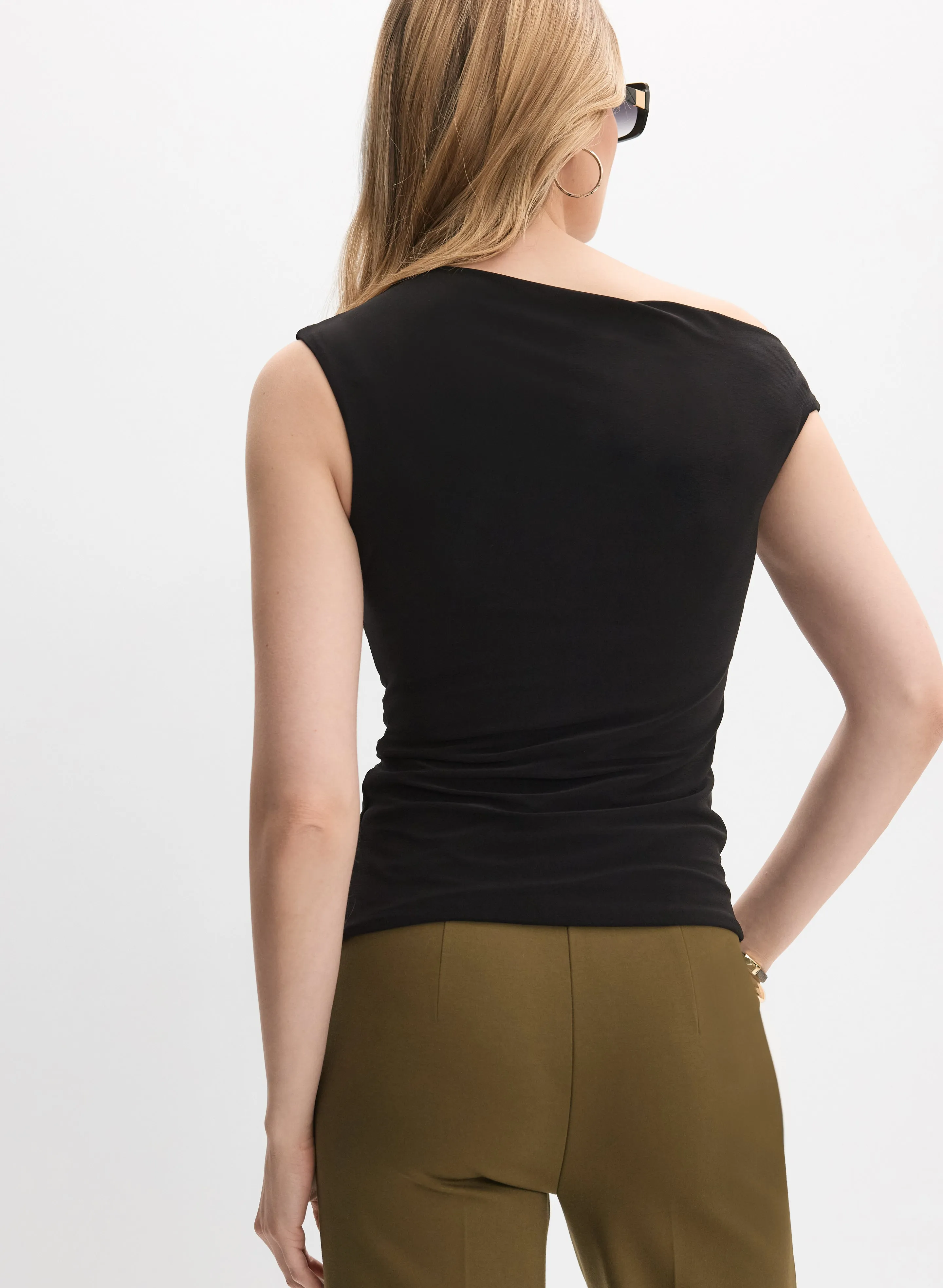 Asymmetric Off-Shoulder Top sold by Melanie Lyne product image thumbnail 5