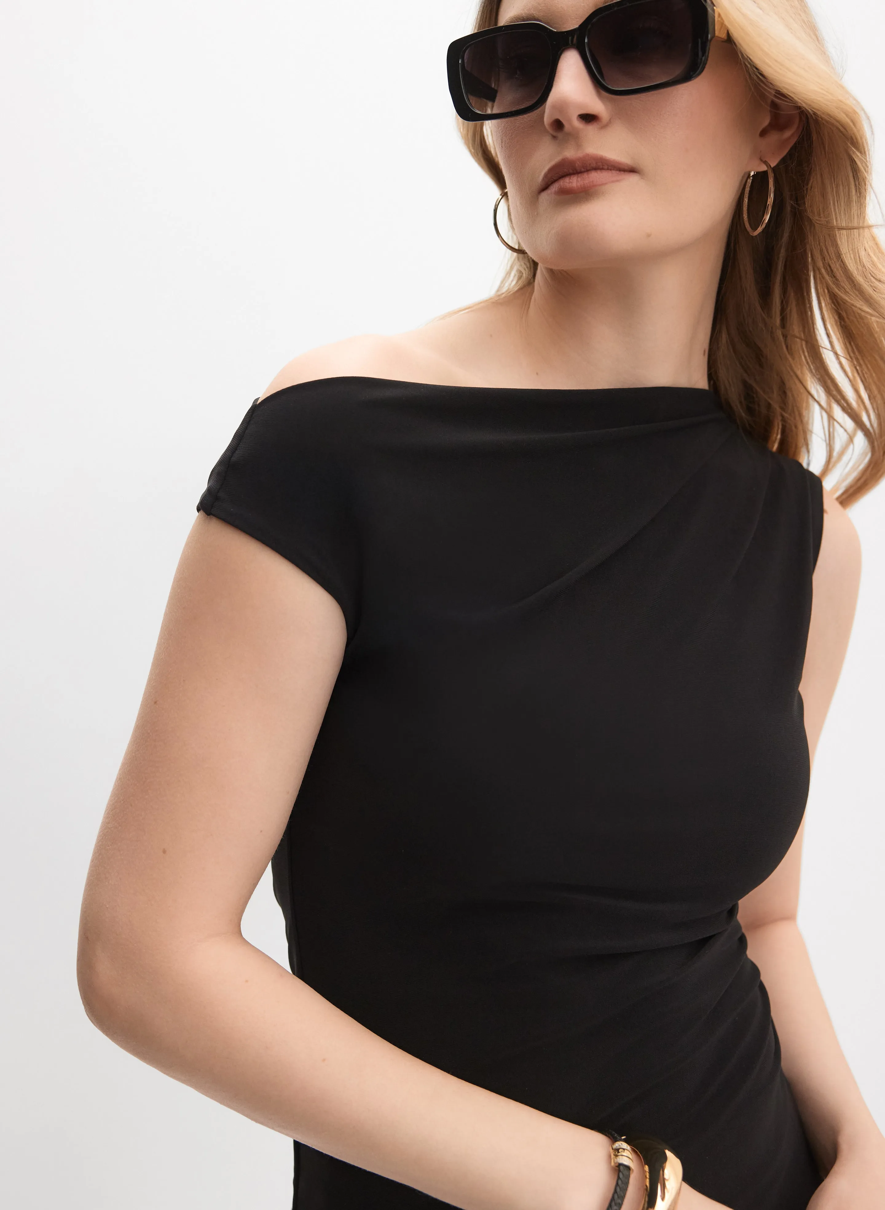 Asymmetric Off-Shoulder Top sold by Melanie Lyne product image thumbnail 2