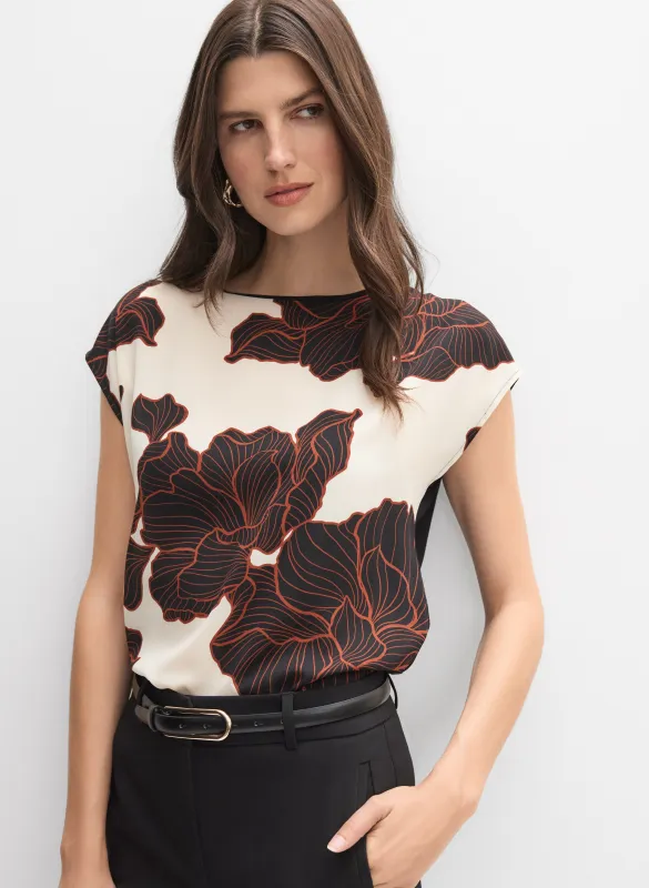Graphic Floral Top sold by Melanie Lyne