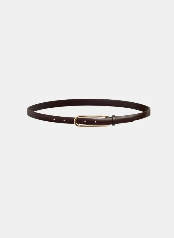 Elongated Buckle Leather Belt sold by Melanie Lyne