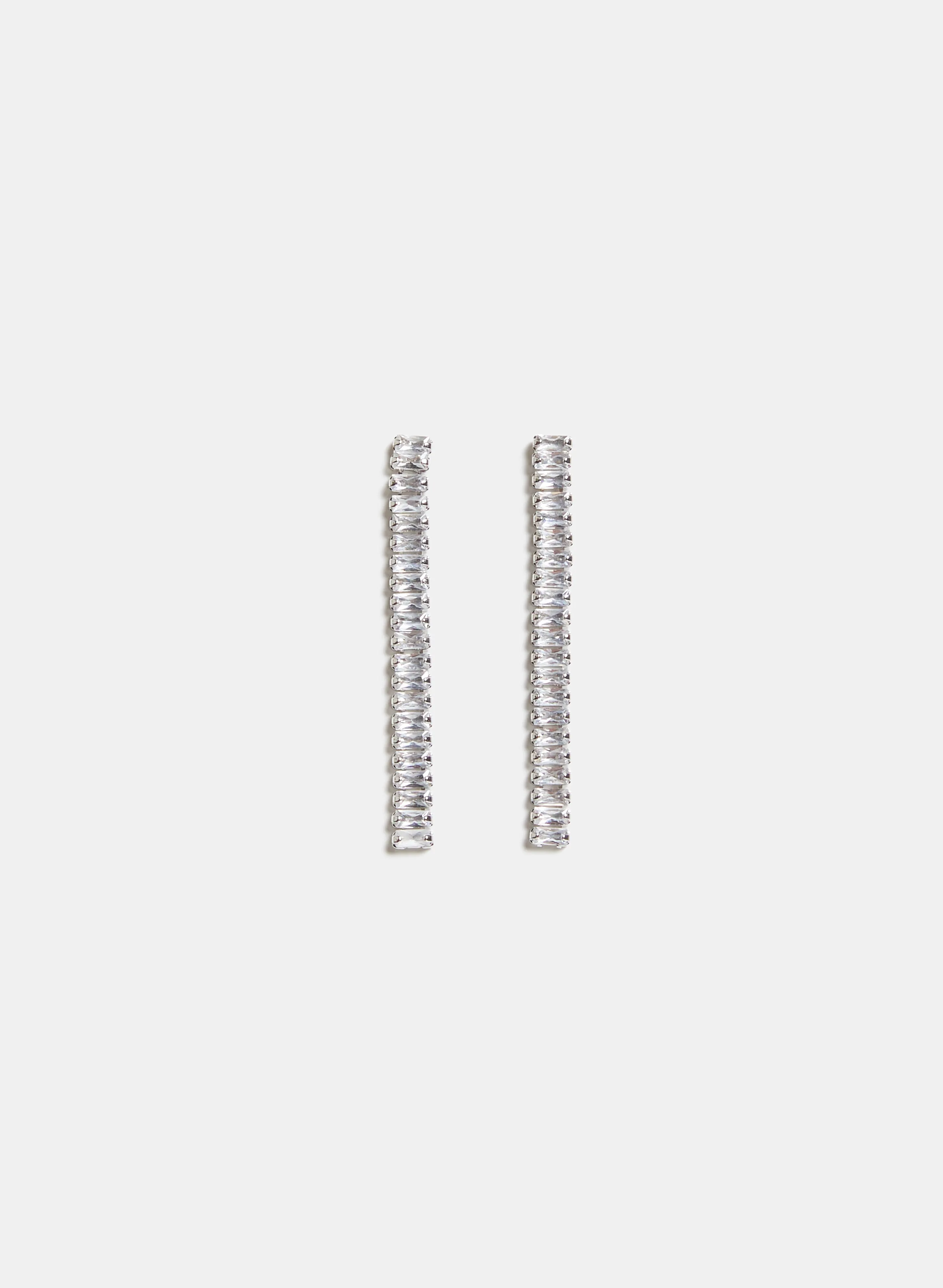 Cubic Zirconia Baguette Earrings sold by Melanie Lyne