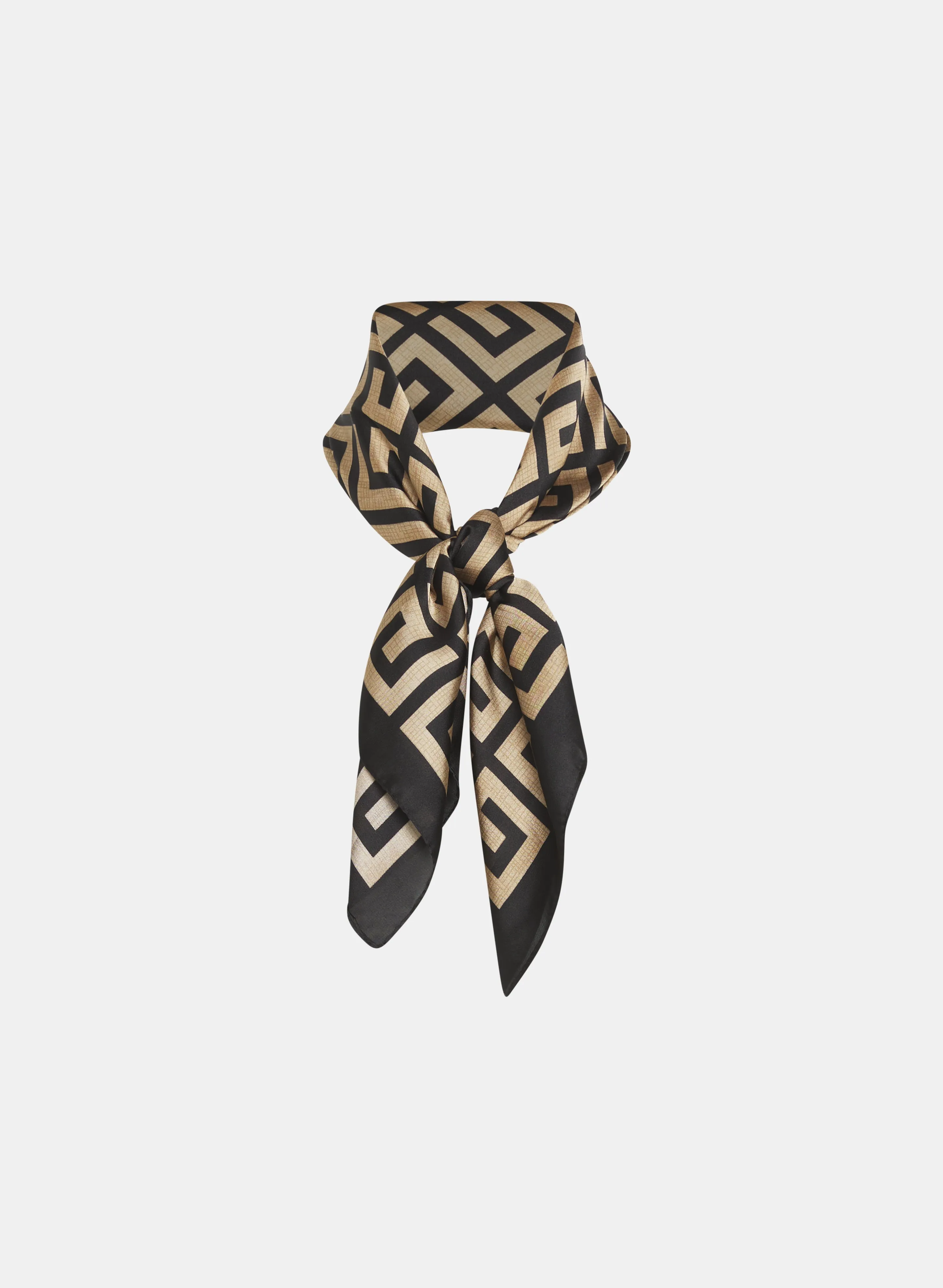 Two-Tone Geometric Scarf sold by Melanie Lyne