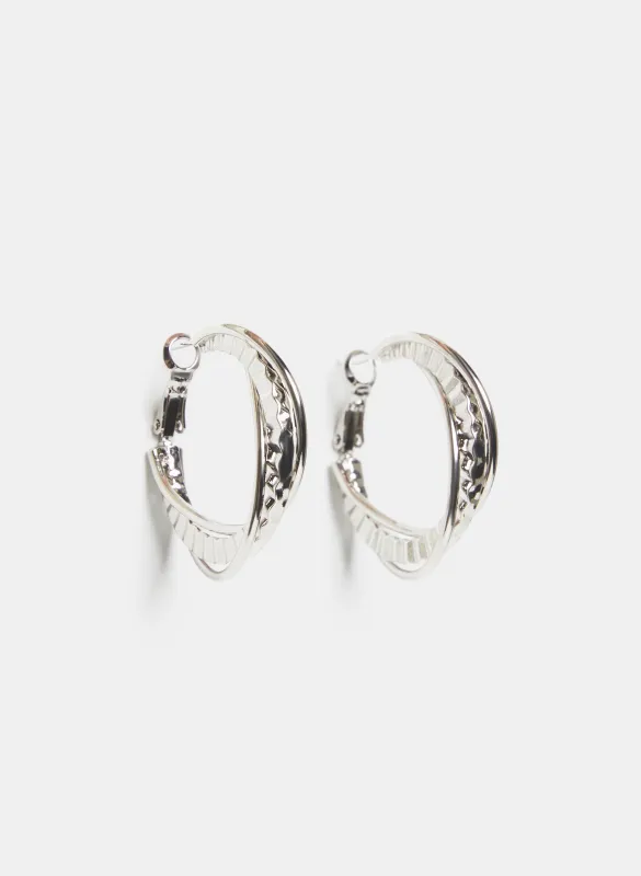 Intertwined Hoop Earrings sold by Melanie Lyne
