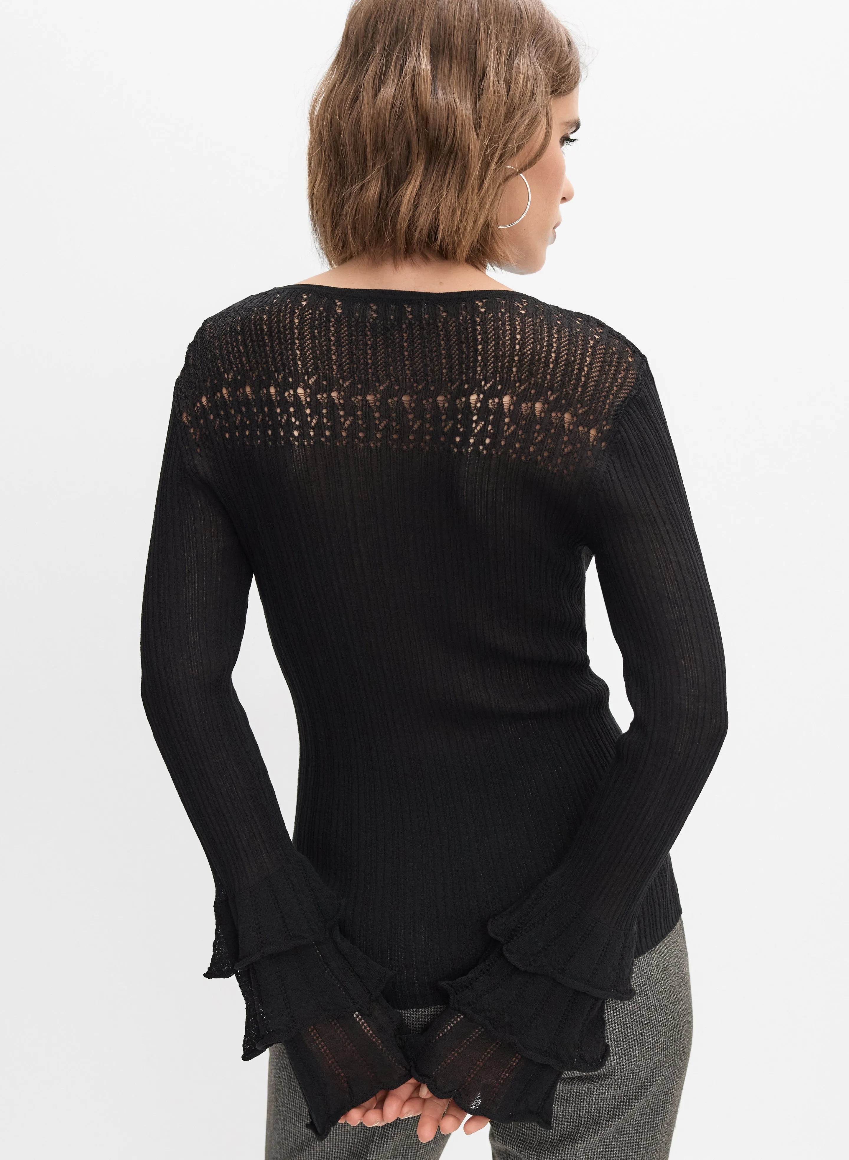 Tiered Sleeve Sweater sold by Melanie Lyne product image thumbnail 3