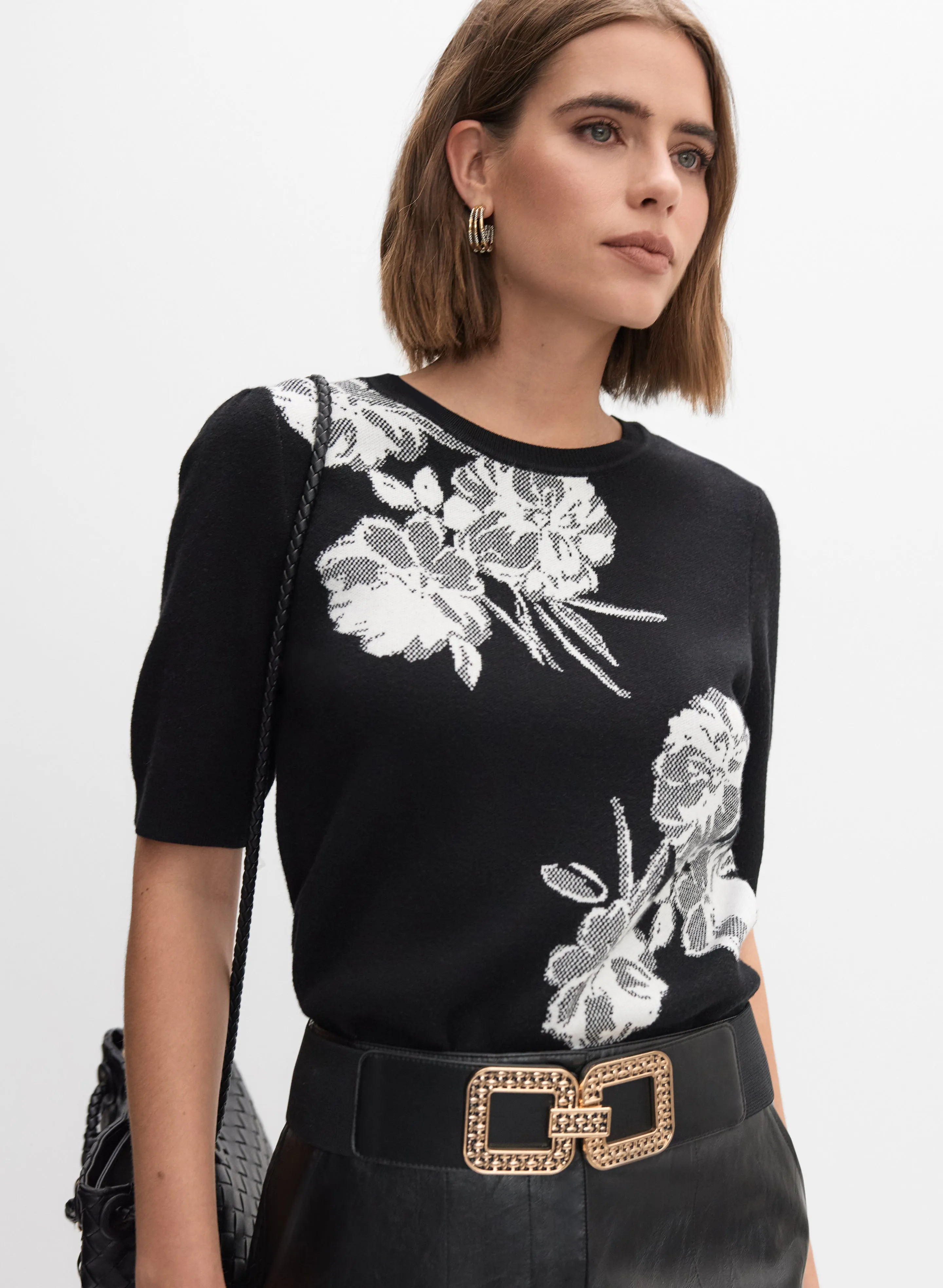 Floral Jacquard Sweater sold by Melanie Lyne