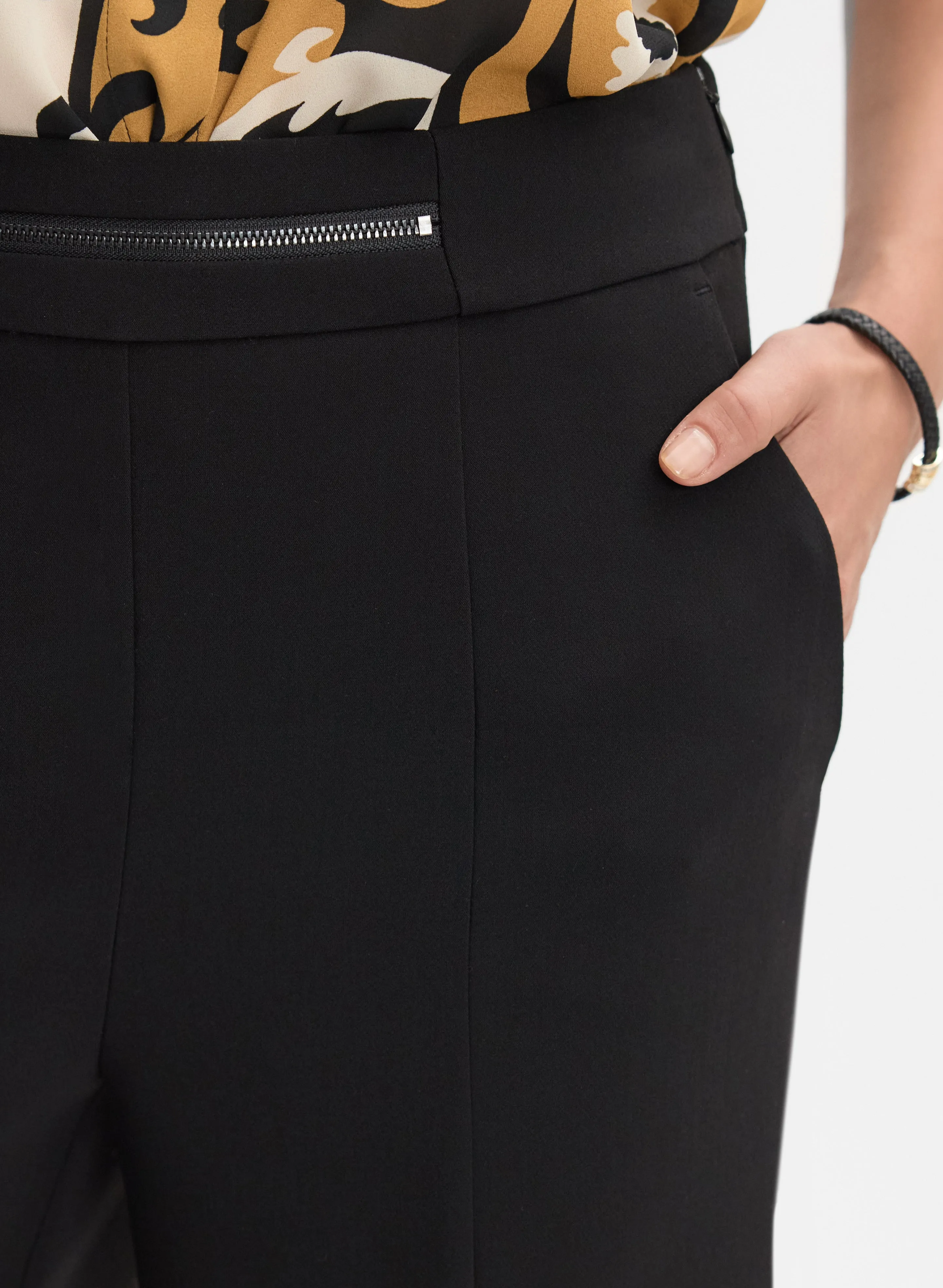 Zip Detail Culotte Pants sold by Melanie Lyne product image thumbnail 5