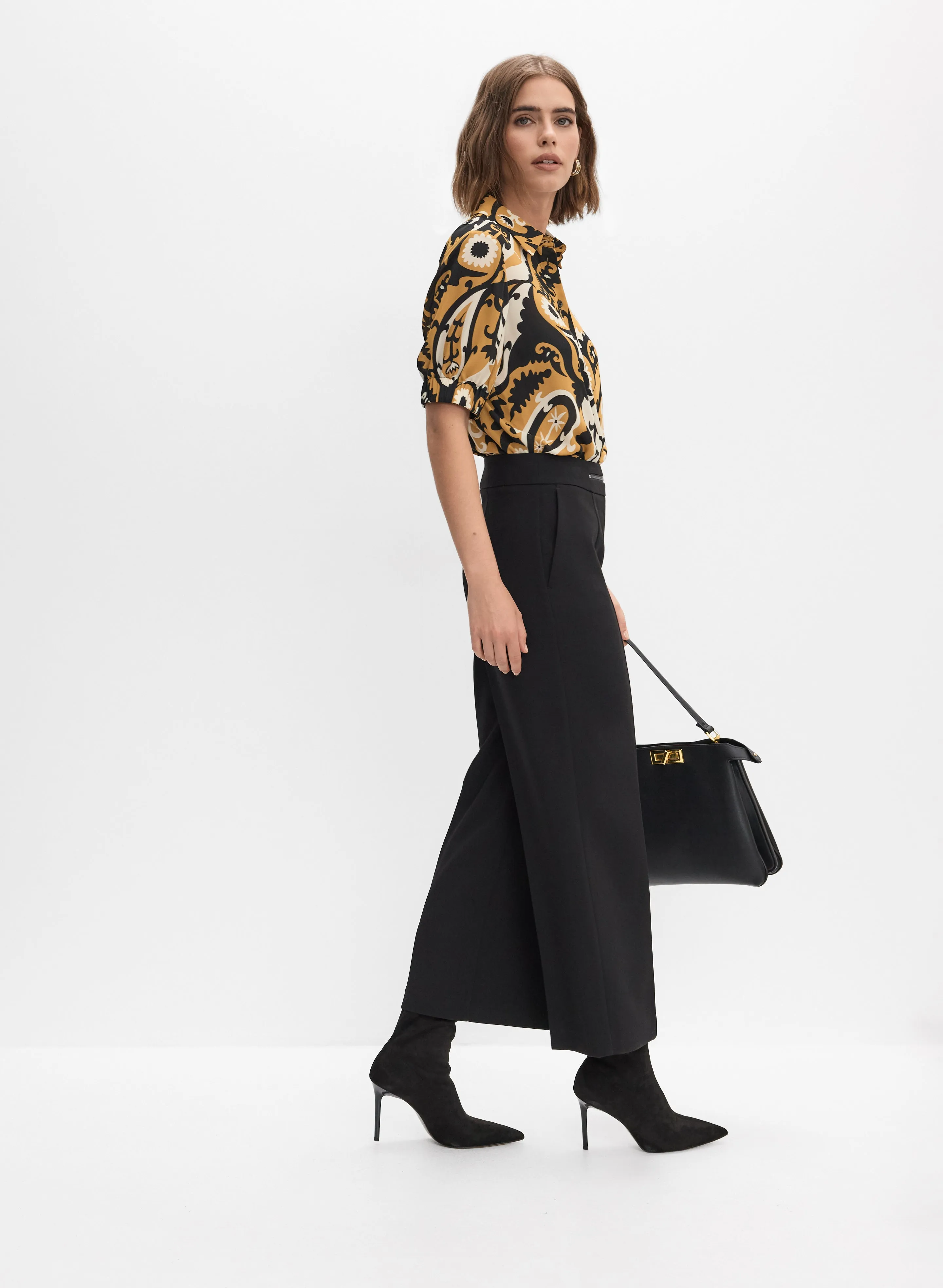 Zip Detail Culotte Pants sold by Melanie Lyne product image thumbnail 2