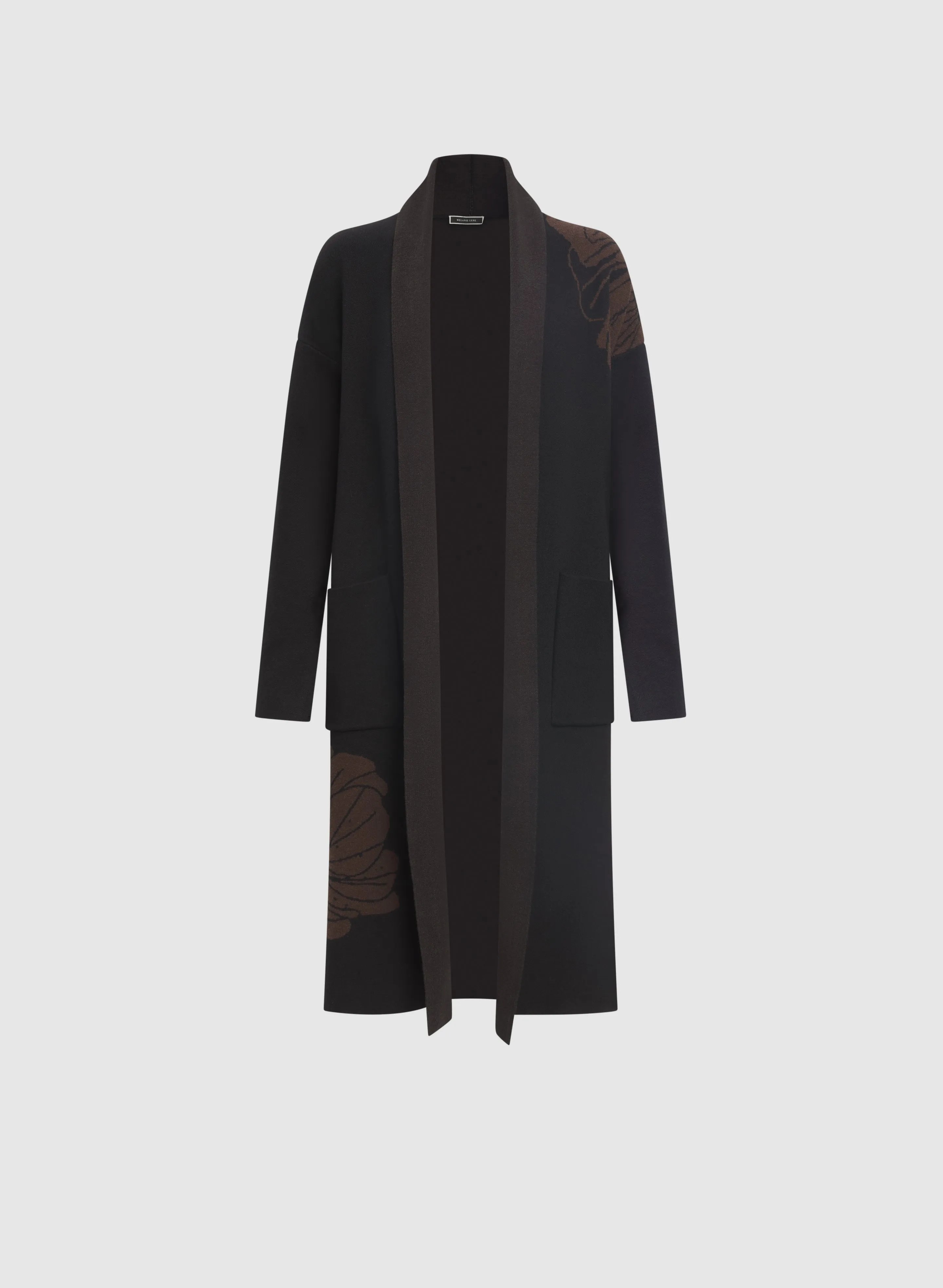 Long Floral Detail Cardigan sold by Melanie Lyne product image thumbnail 5