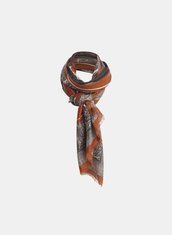 Abstract Print Scarf sold by Melanie Lyne