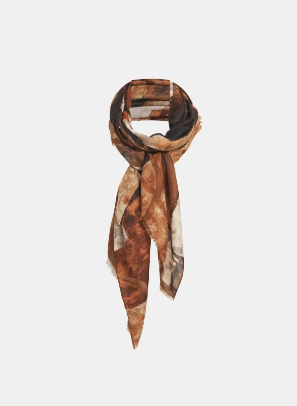 Abstract Geometric Print Scarf sold by Melanie Lyne