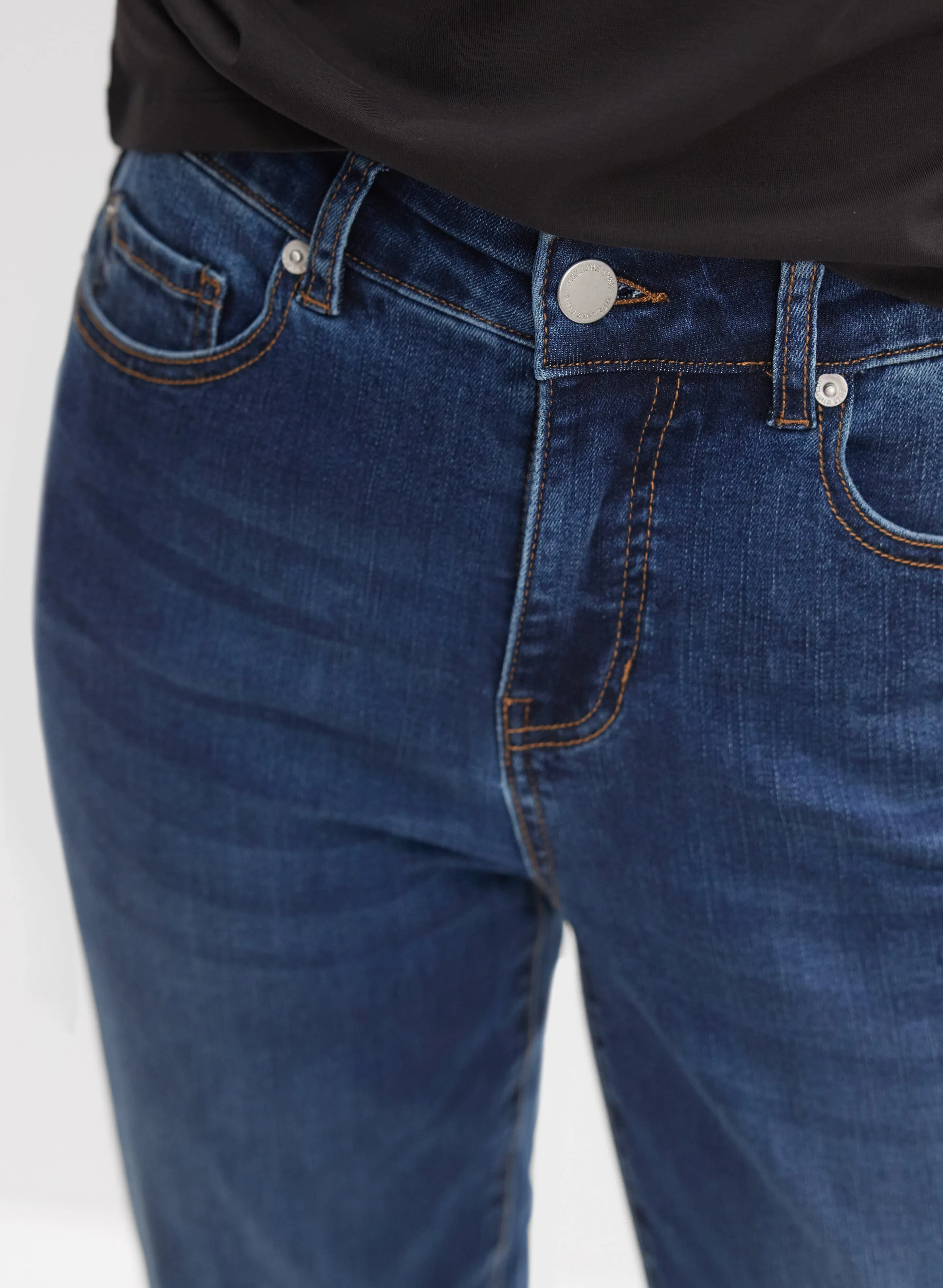 Stone Wash Straight-Leg Jeans sold by Melanie Lyne product image thumbnail 2