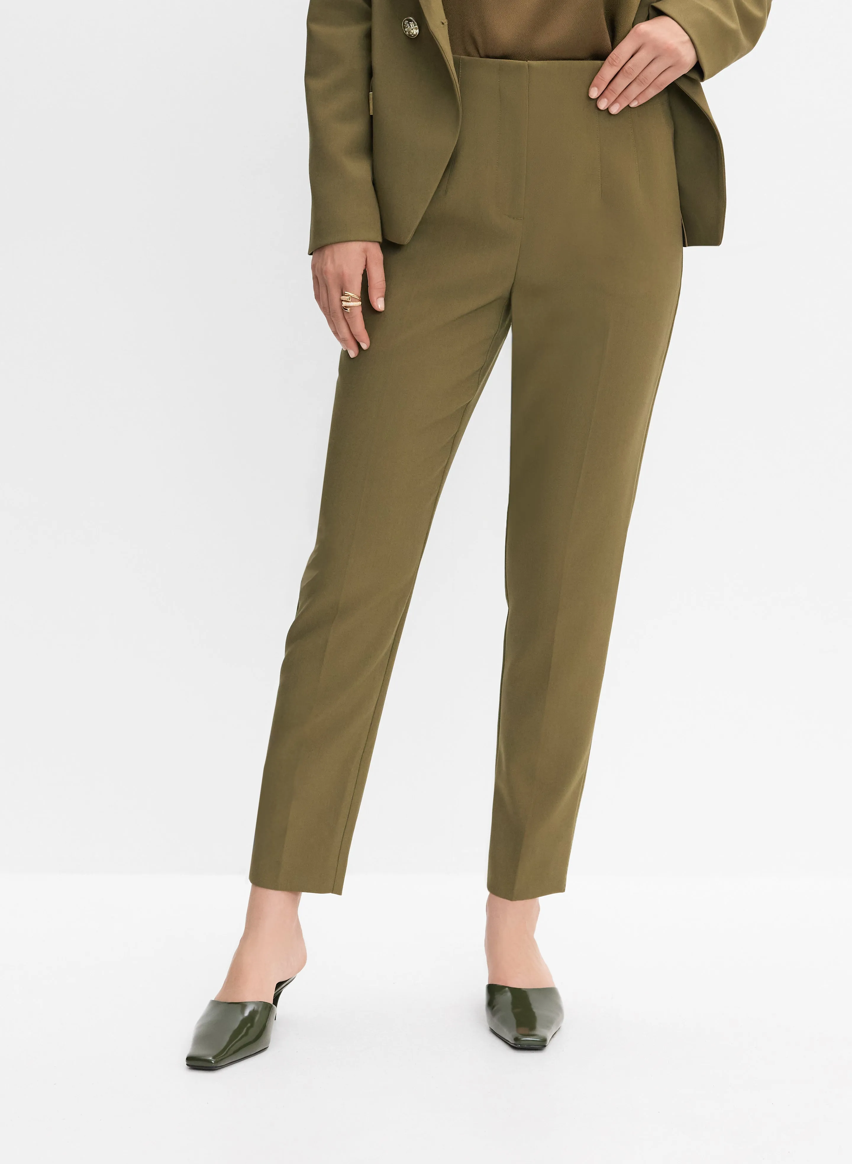 Juliette Slim-Leg Pants sold by Melanie Lyne