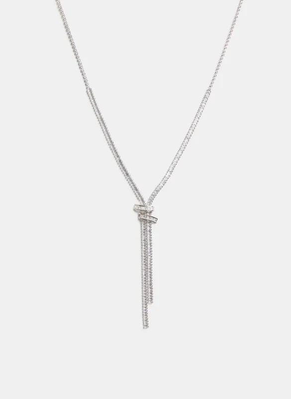 Baguette Y Necklace sold by Melanie Lyne