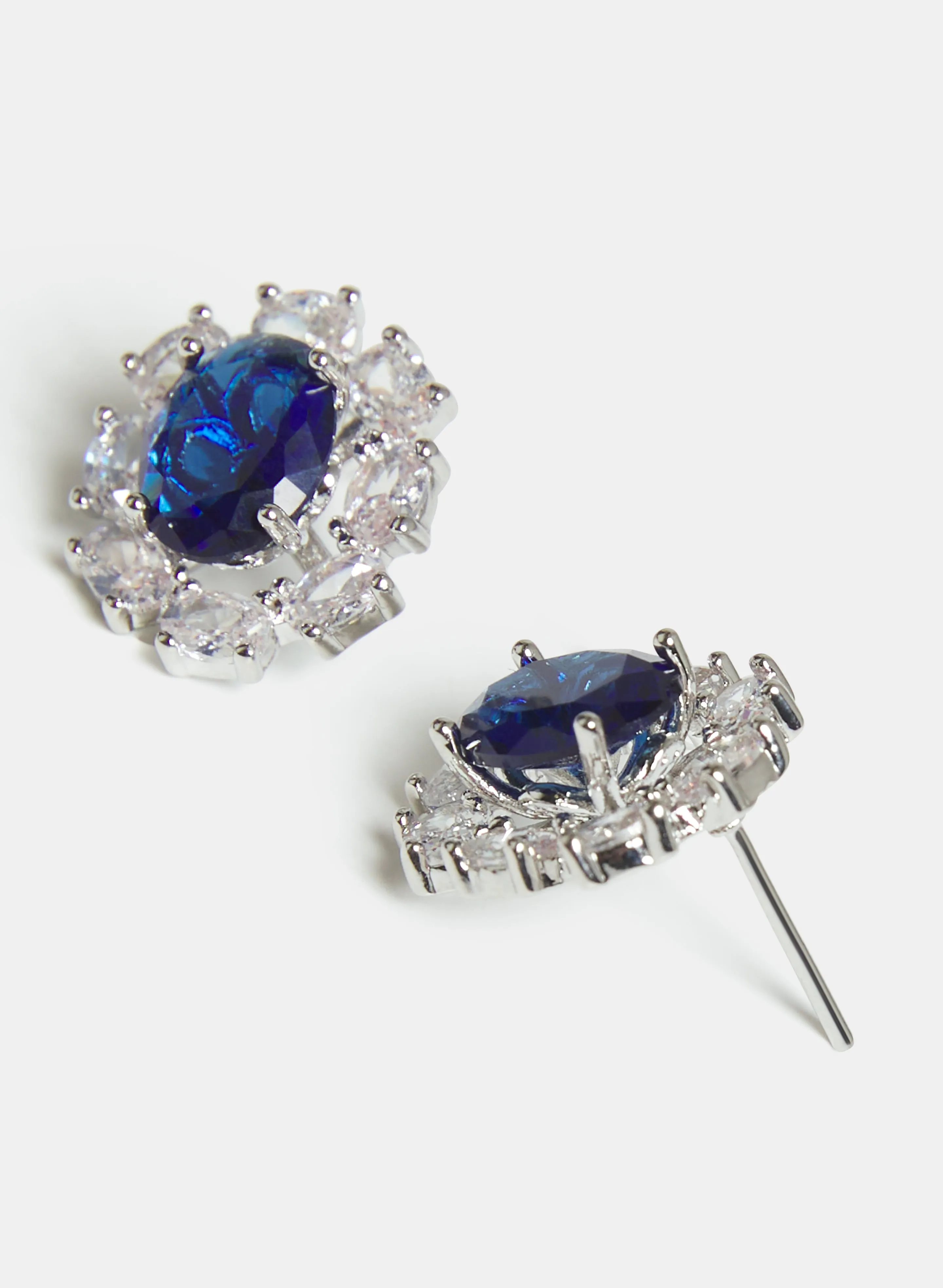 Oval Cubic Zirconia Earrings sold by Melanie Lyne product image thumbnail 2