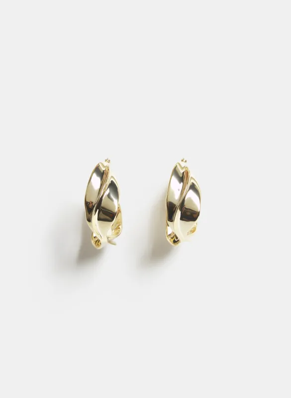 Twist Hoop Earrings sold by Melanie Lyne