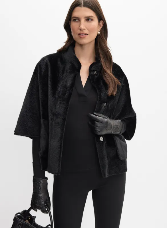 Joseph Ribkoff - Faux-Fur Oversized Jacket sold by Melanie Lyne