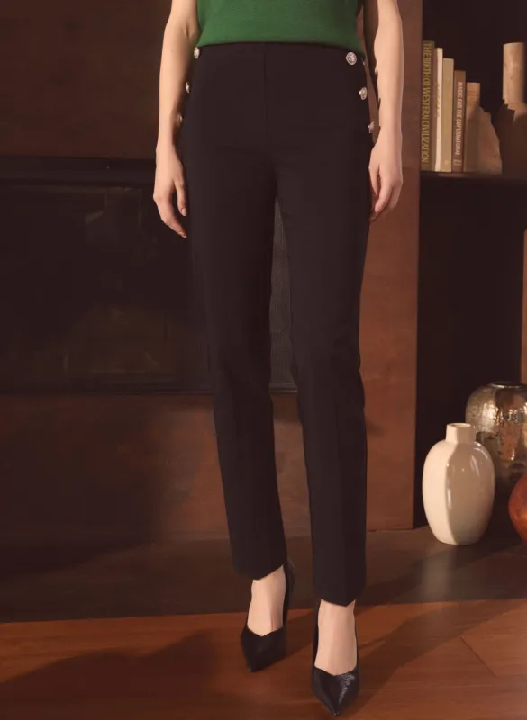 Amber Button Detail Pants sold by Melanie Lyne