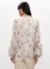 Ruffle Sleeve Floral Print Top sold by Melanie Lyne