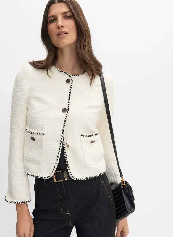 Joseph Ribkoff - Bouclé Jacket made by Melanie Lyne
