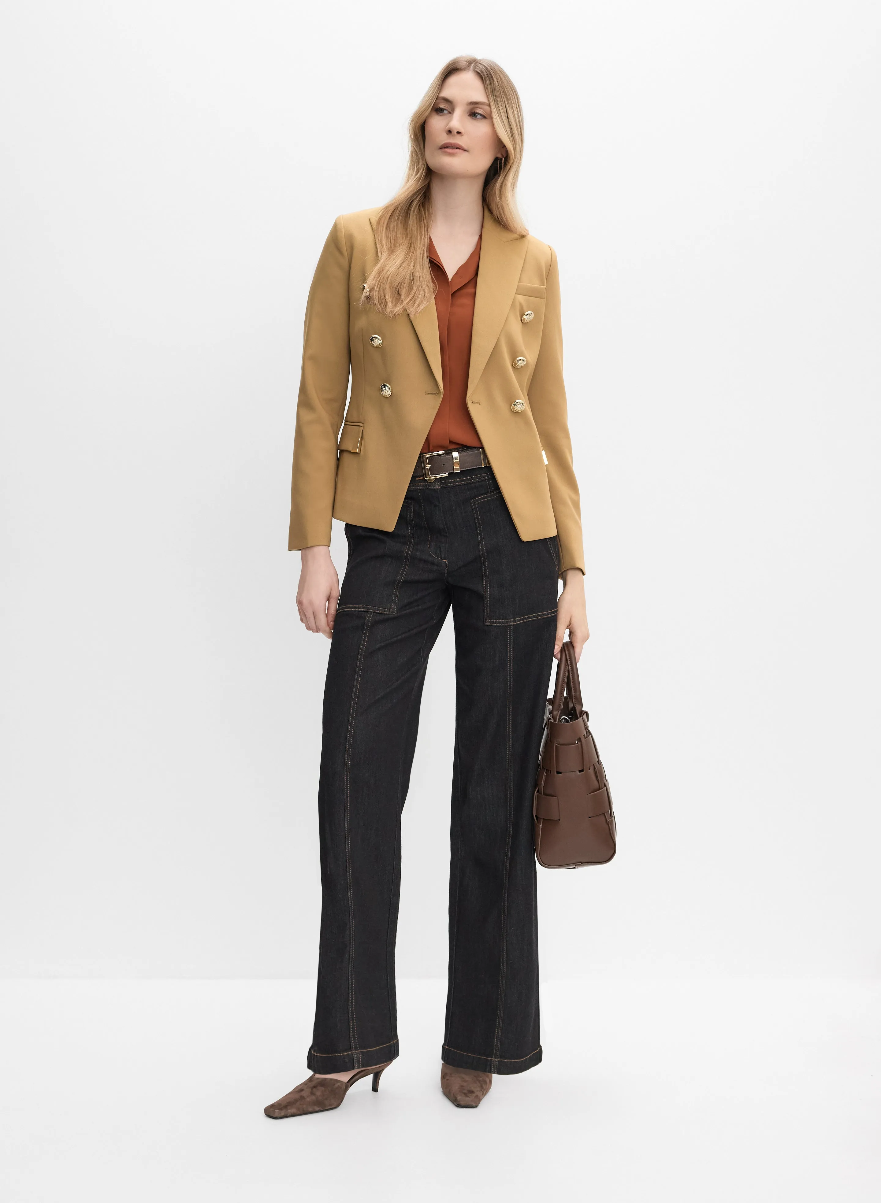 Utility Wide-Leg Jeans sold by Melanie Lyne product image thumbnail 3